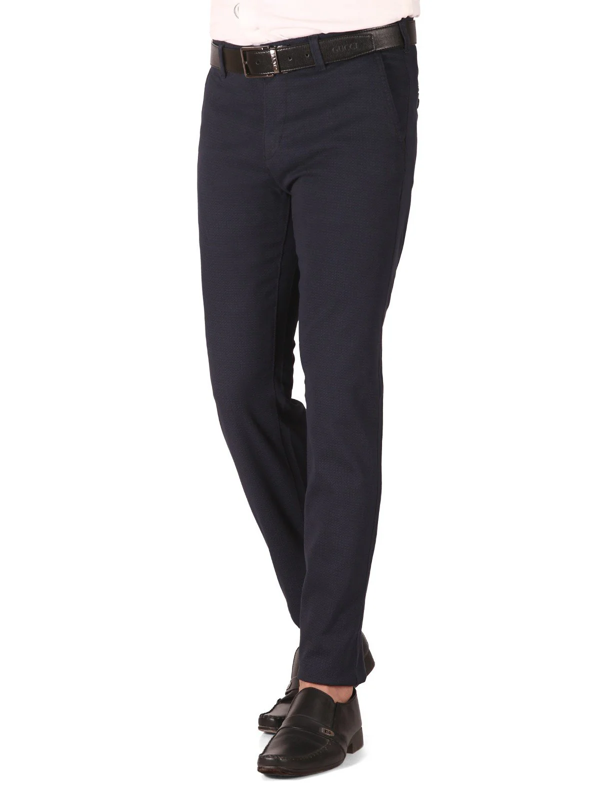 Men's Navy Blue Chino Pant - EMBCP19-012 - Image 2