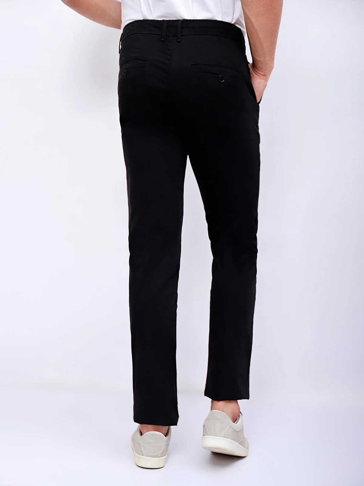 Men's Black Chino Pant - EMBCP20-001 - Image 3