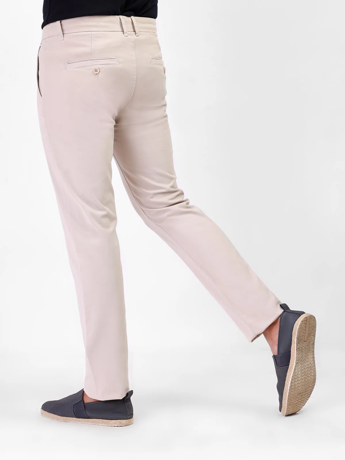 Men's Light Beige Chino Pant - EMBCP20-004 - Image 2