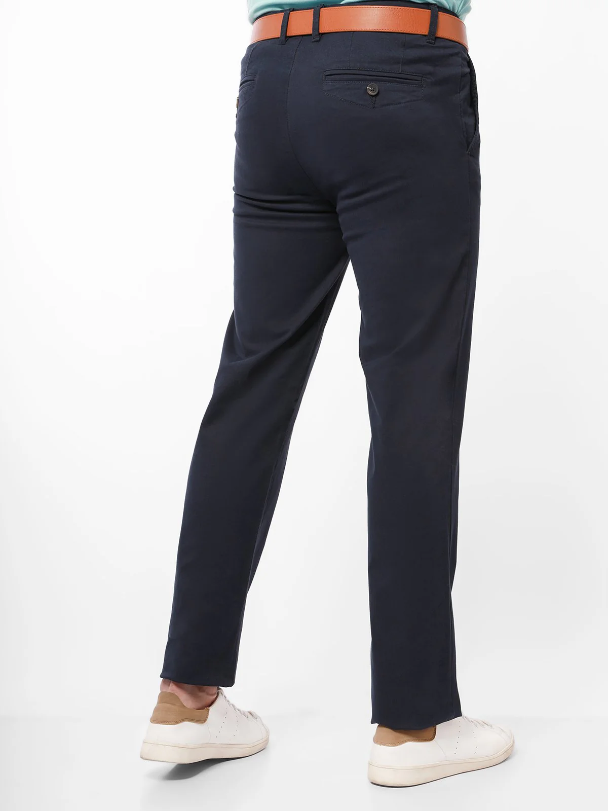 Men's Navy Blue Chino Pant - EMBCP20-009 - Image 2