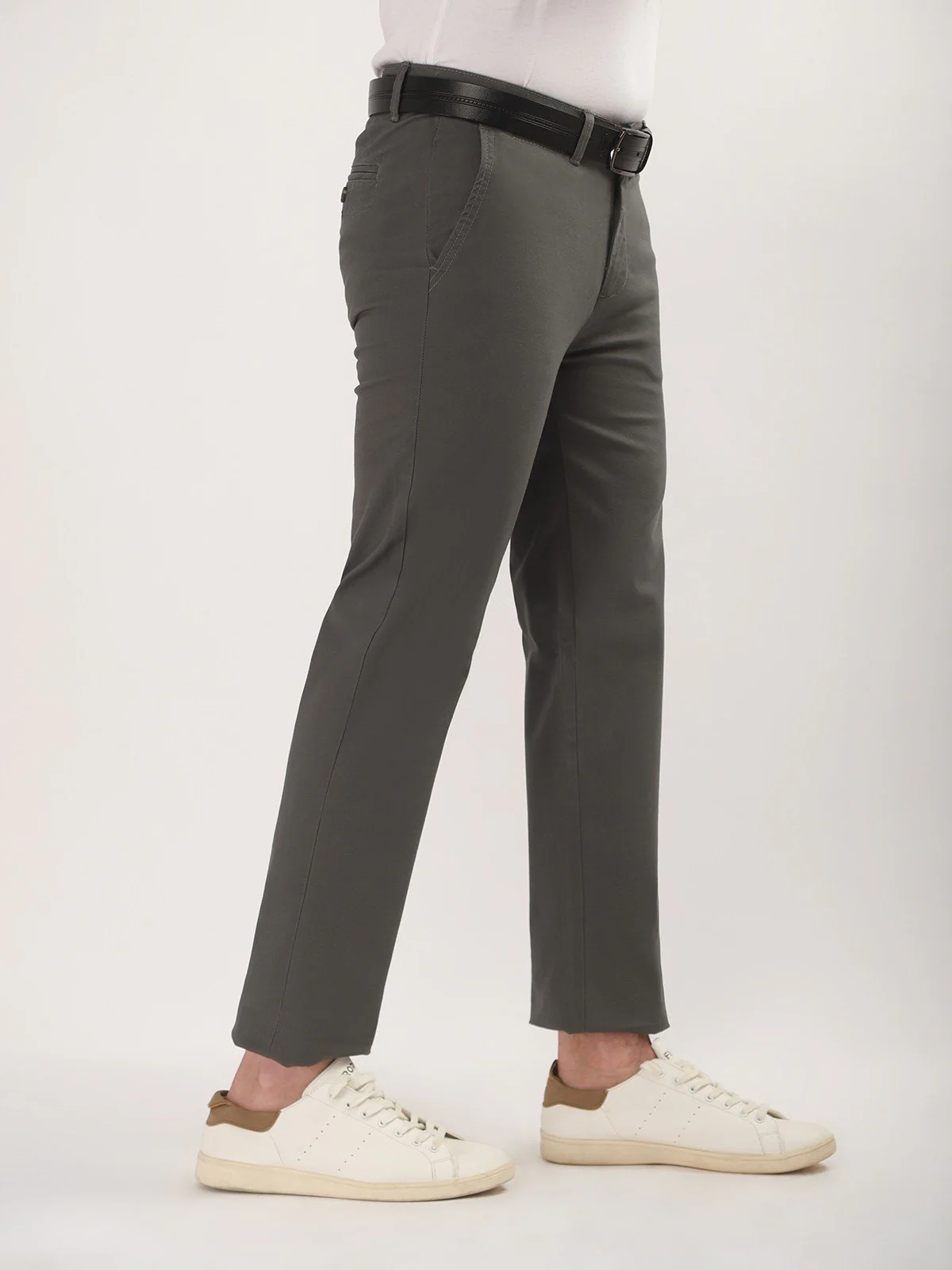 Men's Grey Chino Pant - EMBCP20-010 - Image 2