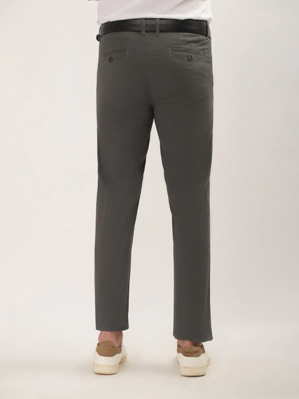 Men's Grey Chino Pant - EMBCP20-010 - Image 3