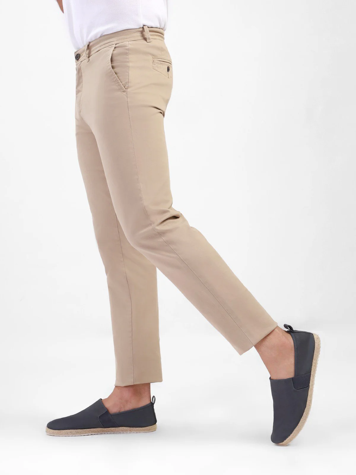 Men's Beige Chino Pant - EMBCP20-012 - Image 2
