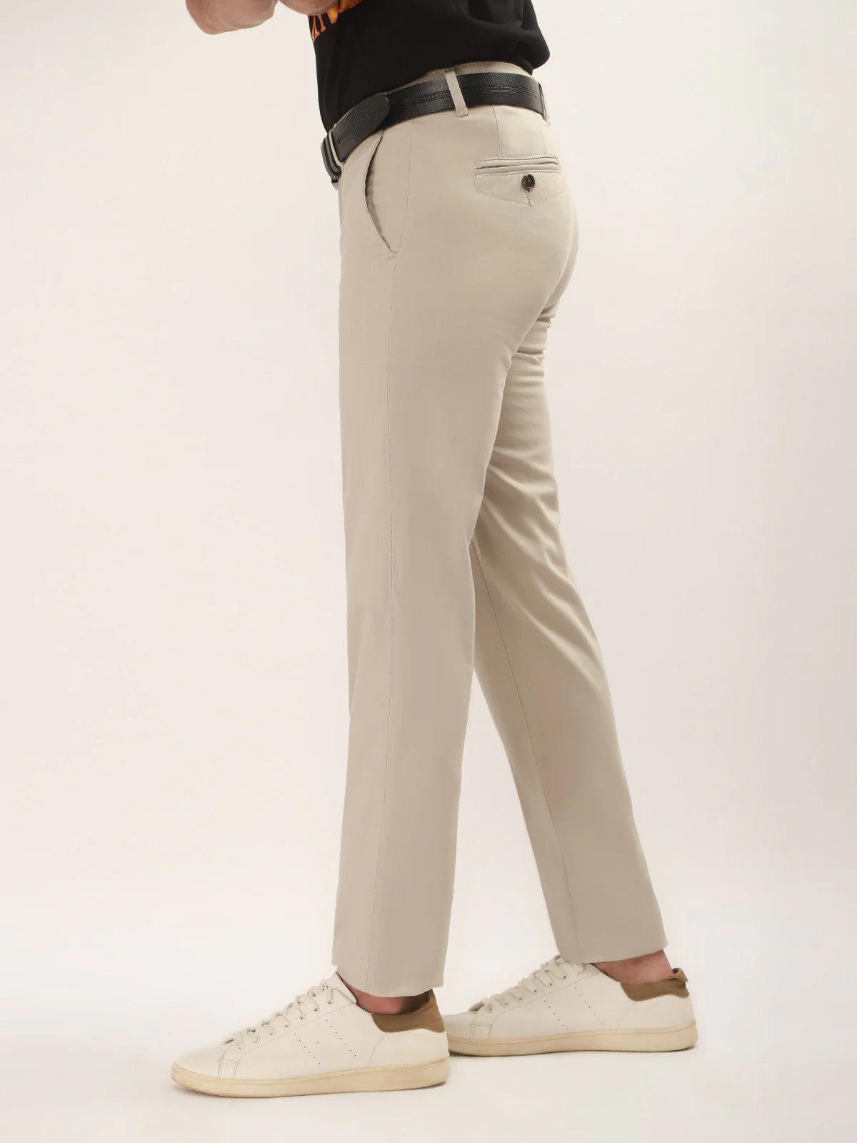Men's Light Beige Chino Pant - EMBCP20-013 - Image 2