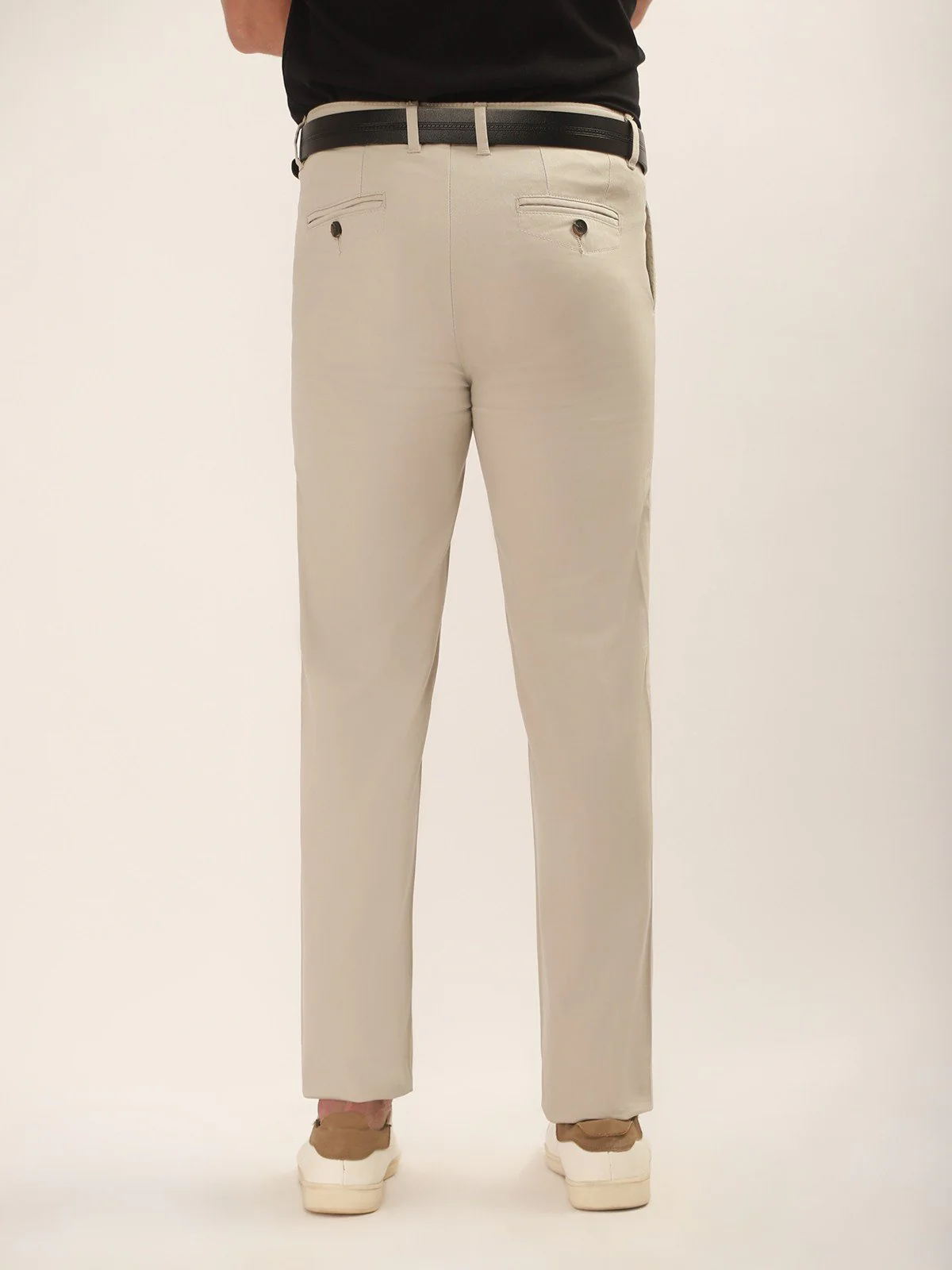 Men's Light Beige Chino Pant - EMBCP20-013 - Image 3