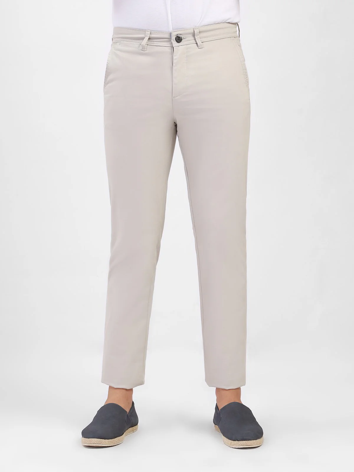 Men's Light Beige Chino Pant - EMBCP20-013 - Image 4