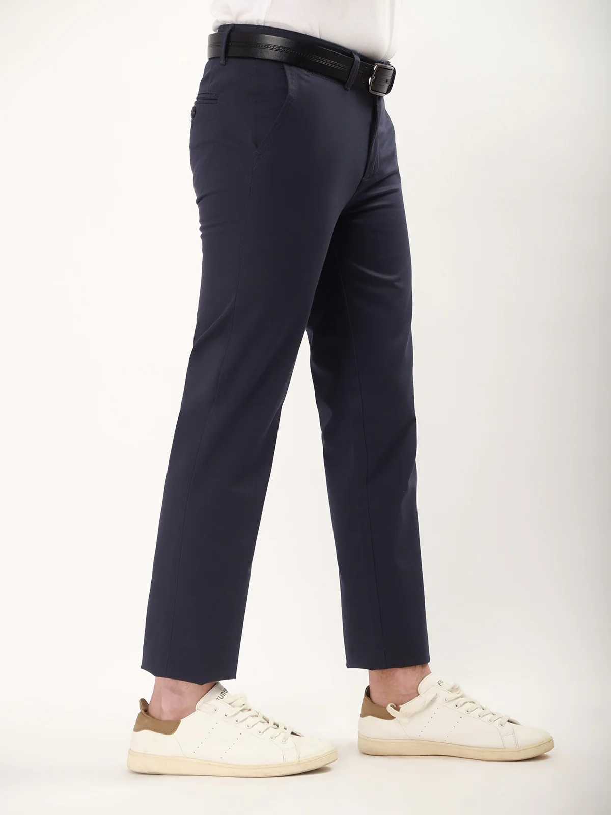 Men's Dark Navy Chino Pant - EMBCP20-014 - Image 2