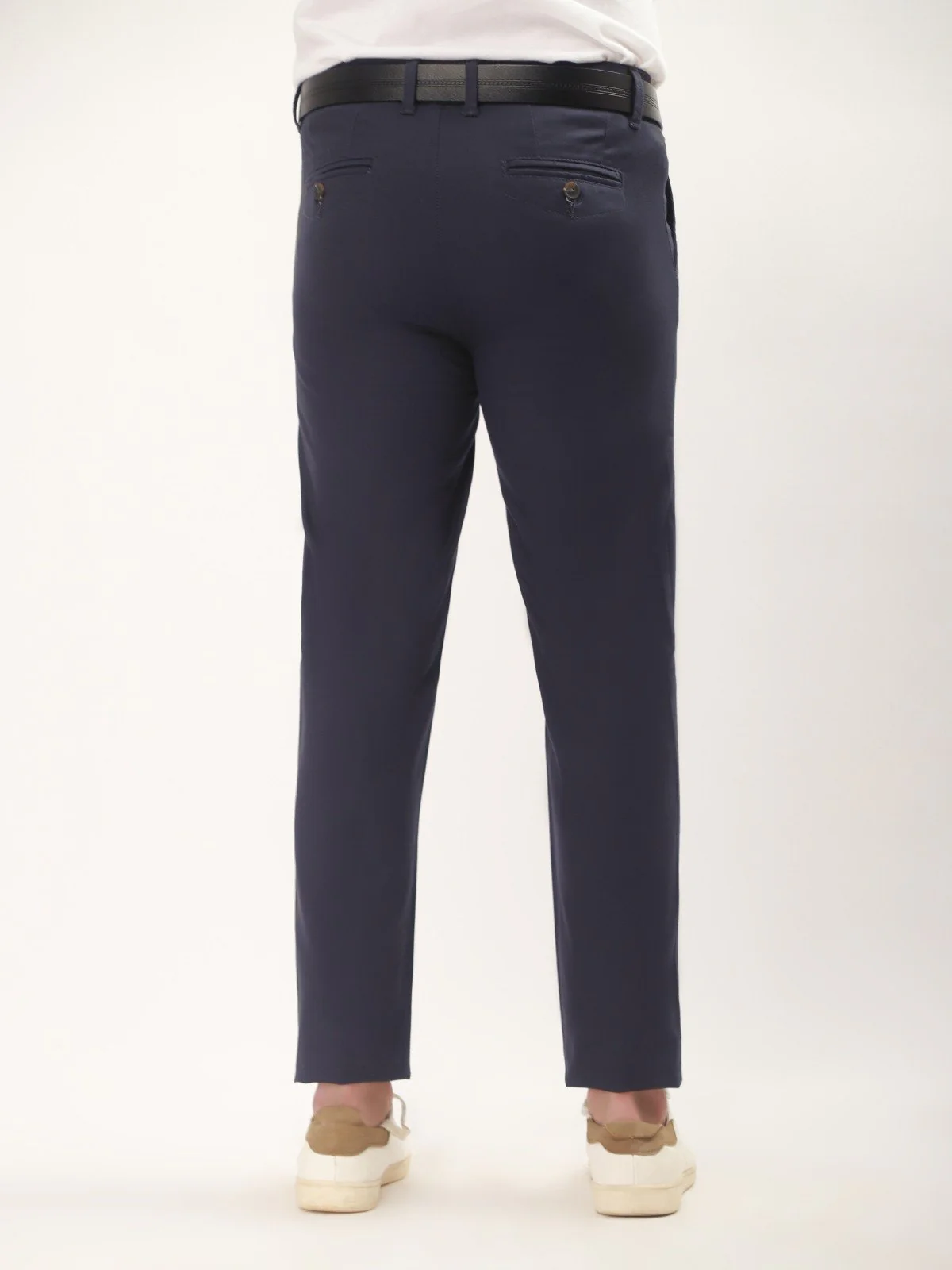 Men's Dark Navy Chino Pant - EMBCP20-014 - Image 3