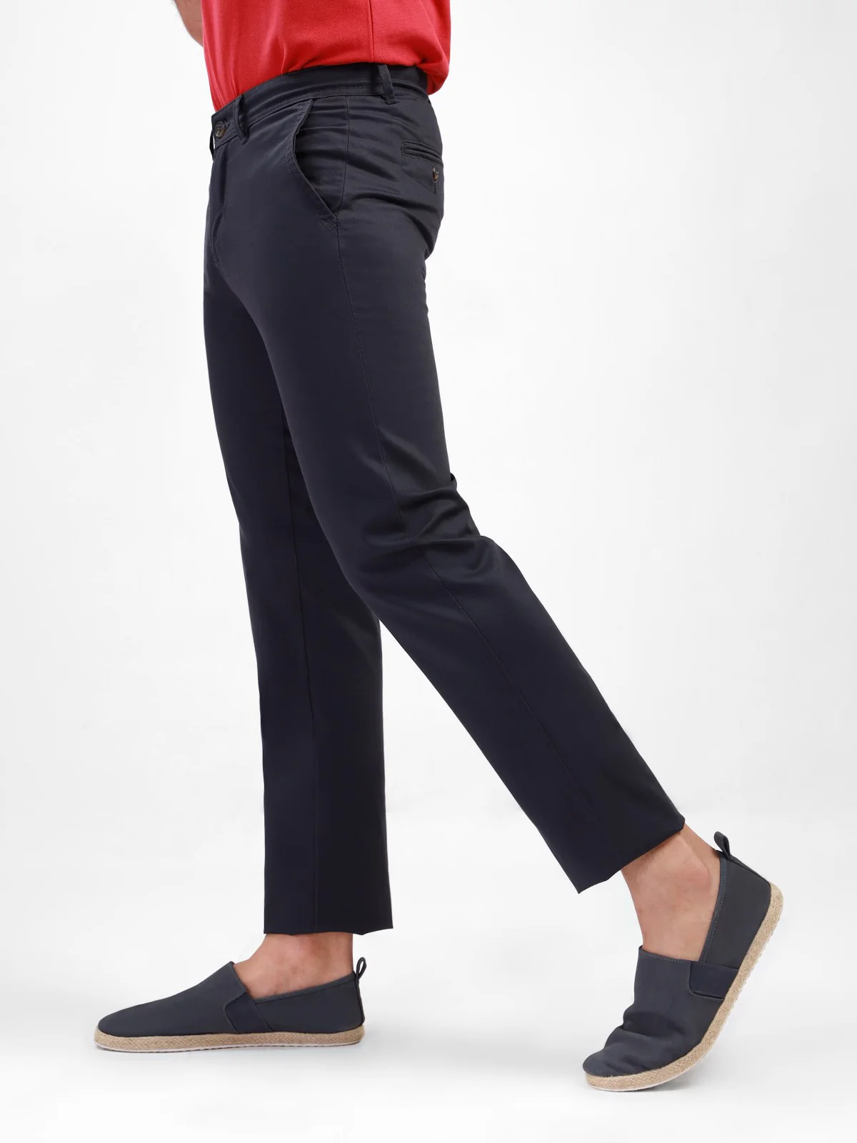 Men's Dark Navy Chino Pant - EMBCP20-014 - Image 6