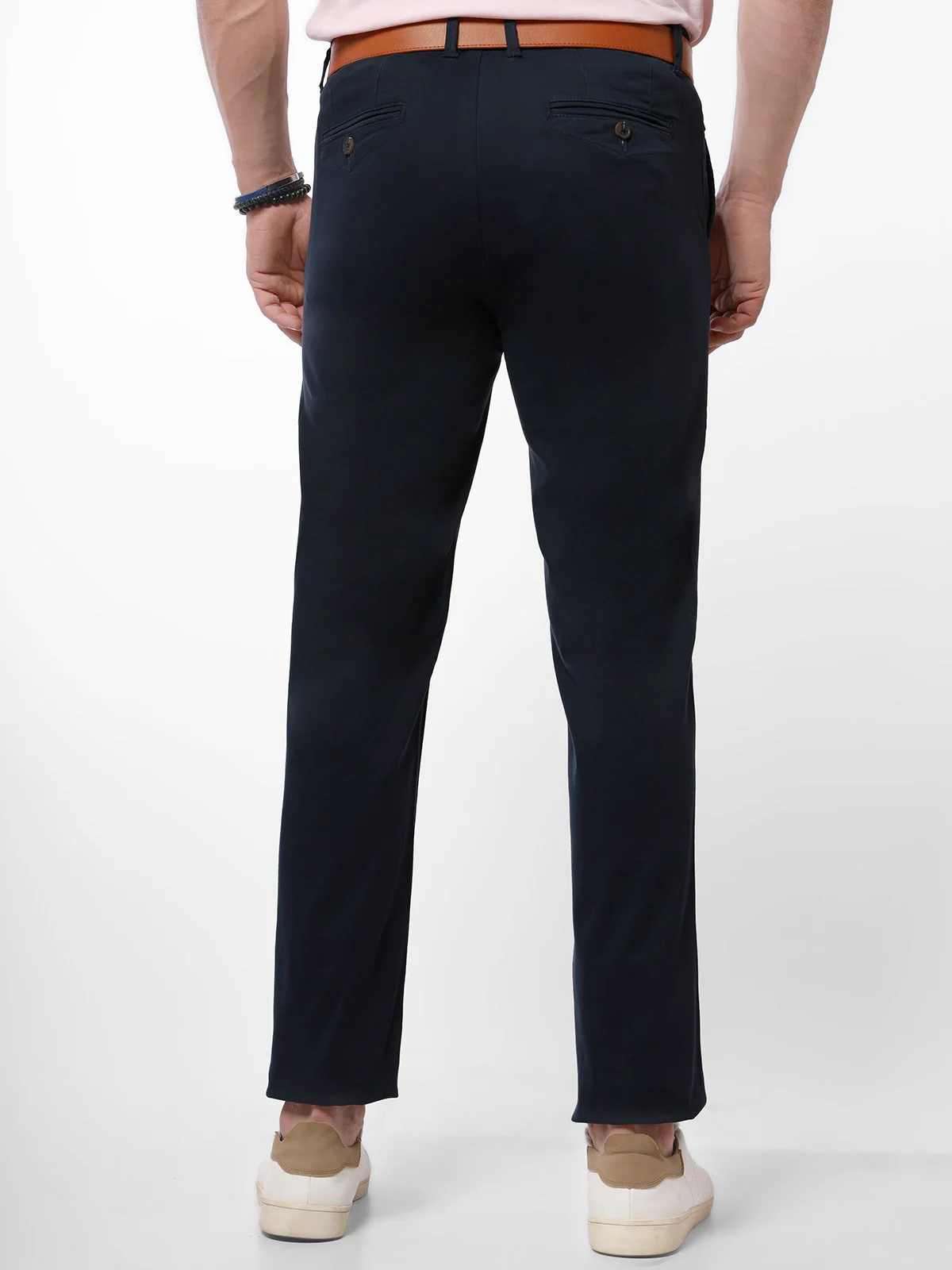 Men's Navy Blue Chino Pant - EMBCP20-019 - Image 2