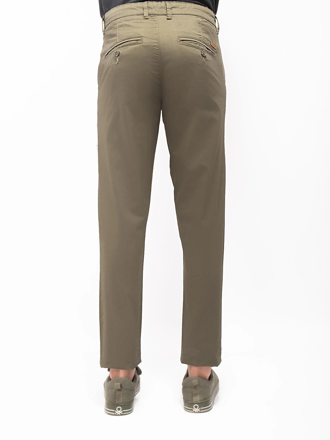 Men's Olive Chino Pant - EMBCP21-003 - Image 3