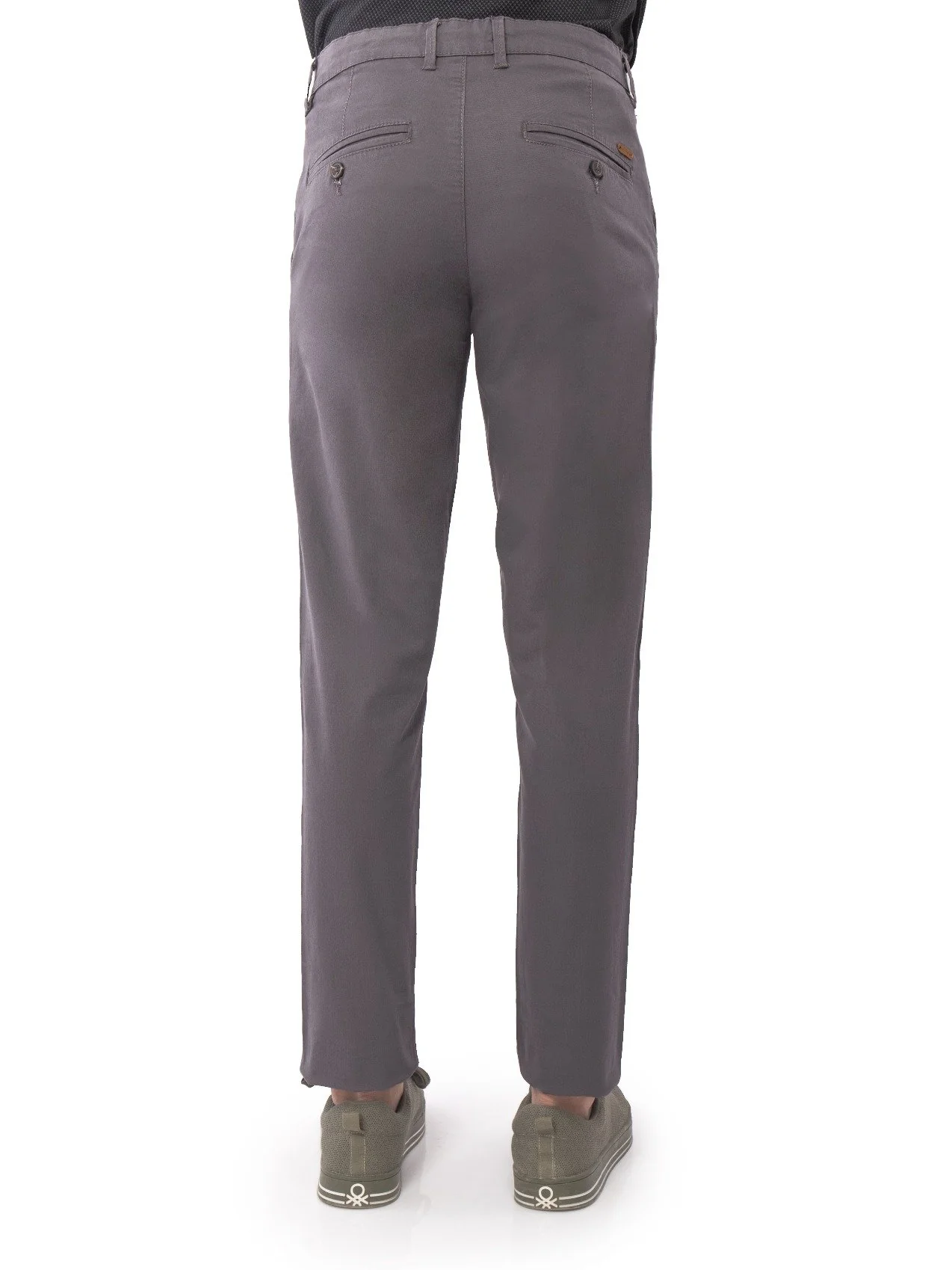 Men's Teal Grey Chino Pant - EMBCP21-004 - Image 3