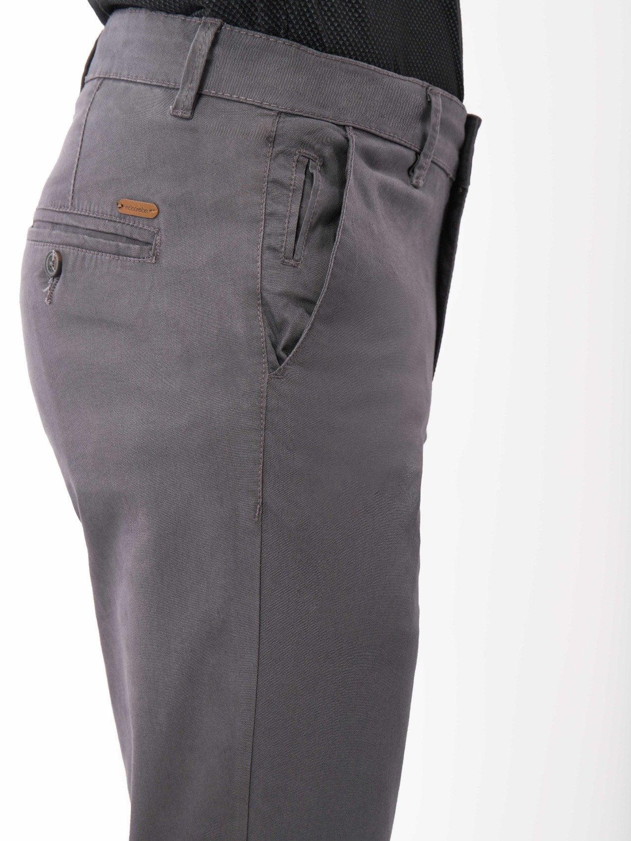Men's Teal Grey Chino Pant - EMBCP21-004 - Image 4