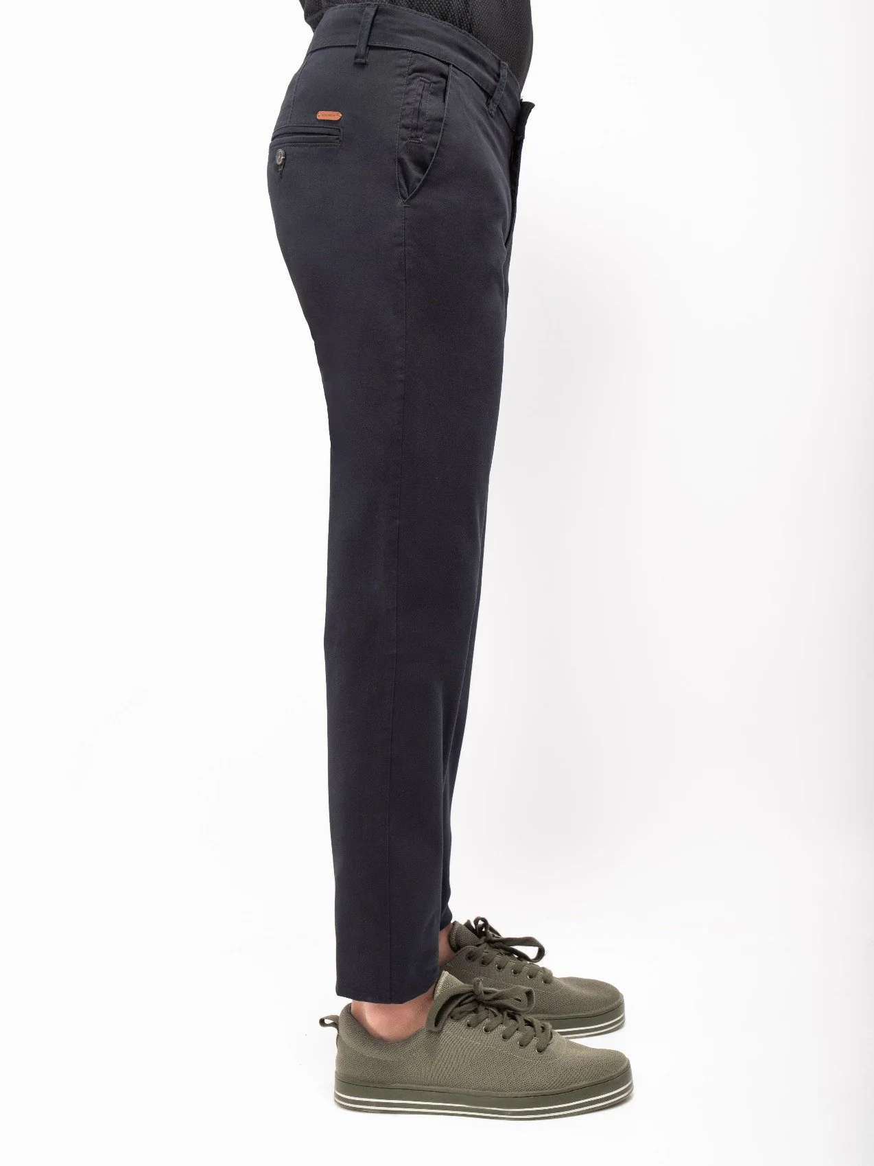 Men's Mid Navy Chino Pant - EMBCP21-005 - Image 2