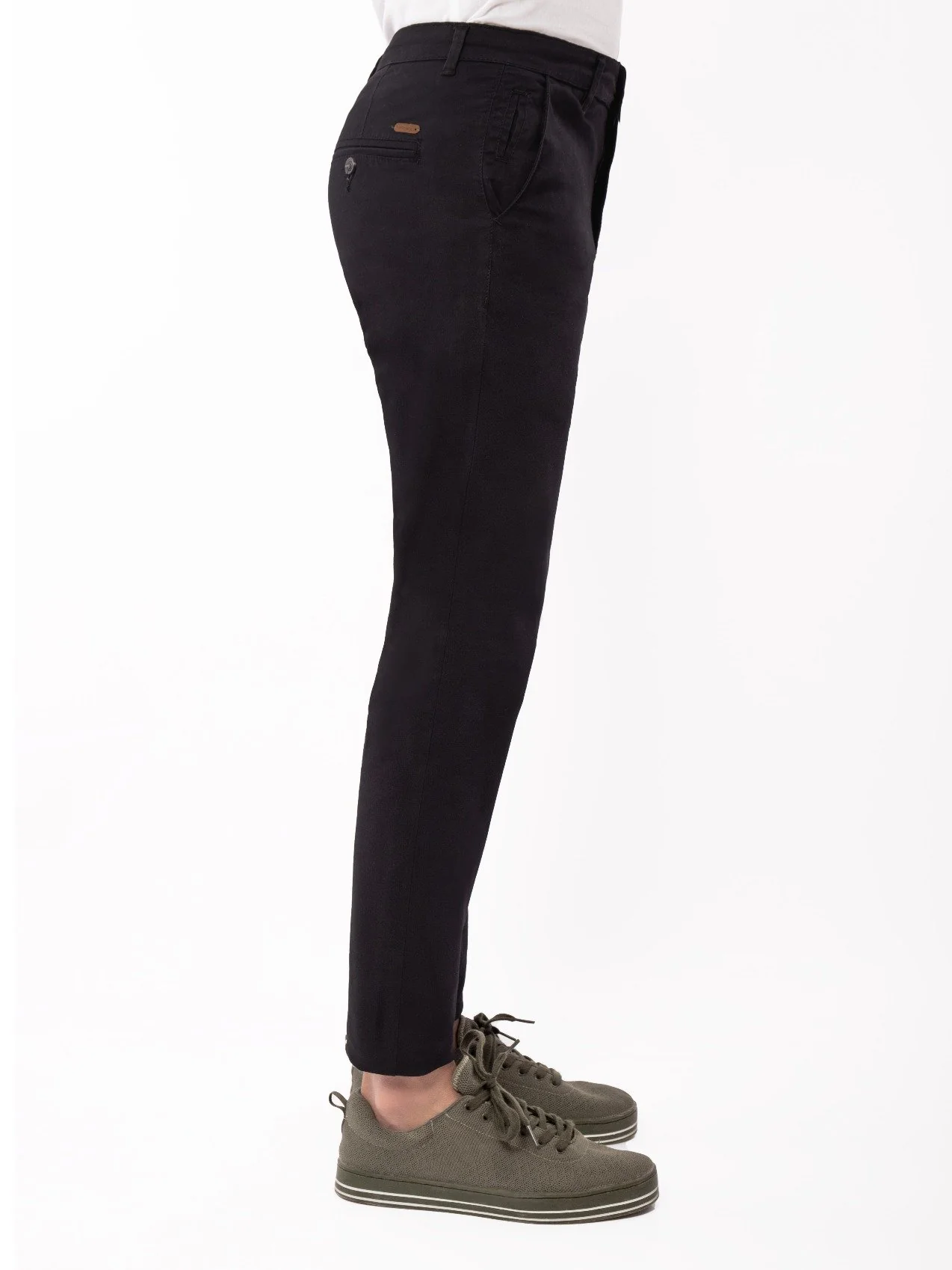 Men's Cobalt Blue Chino Pant - EMBCP21-006 - Image 2