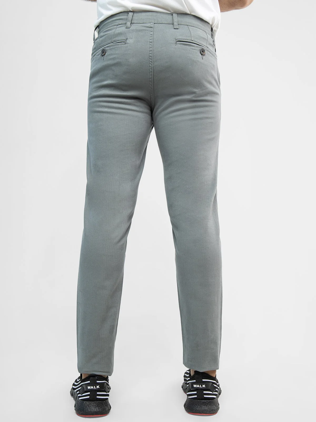 Men's Grey Chino Pant - EMBCP21-009 - Image 4
