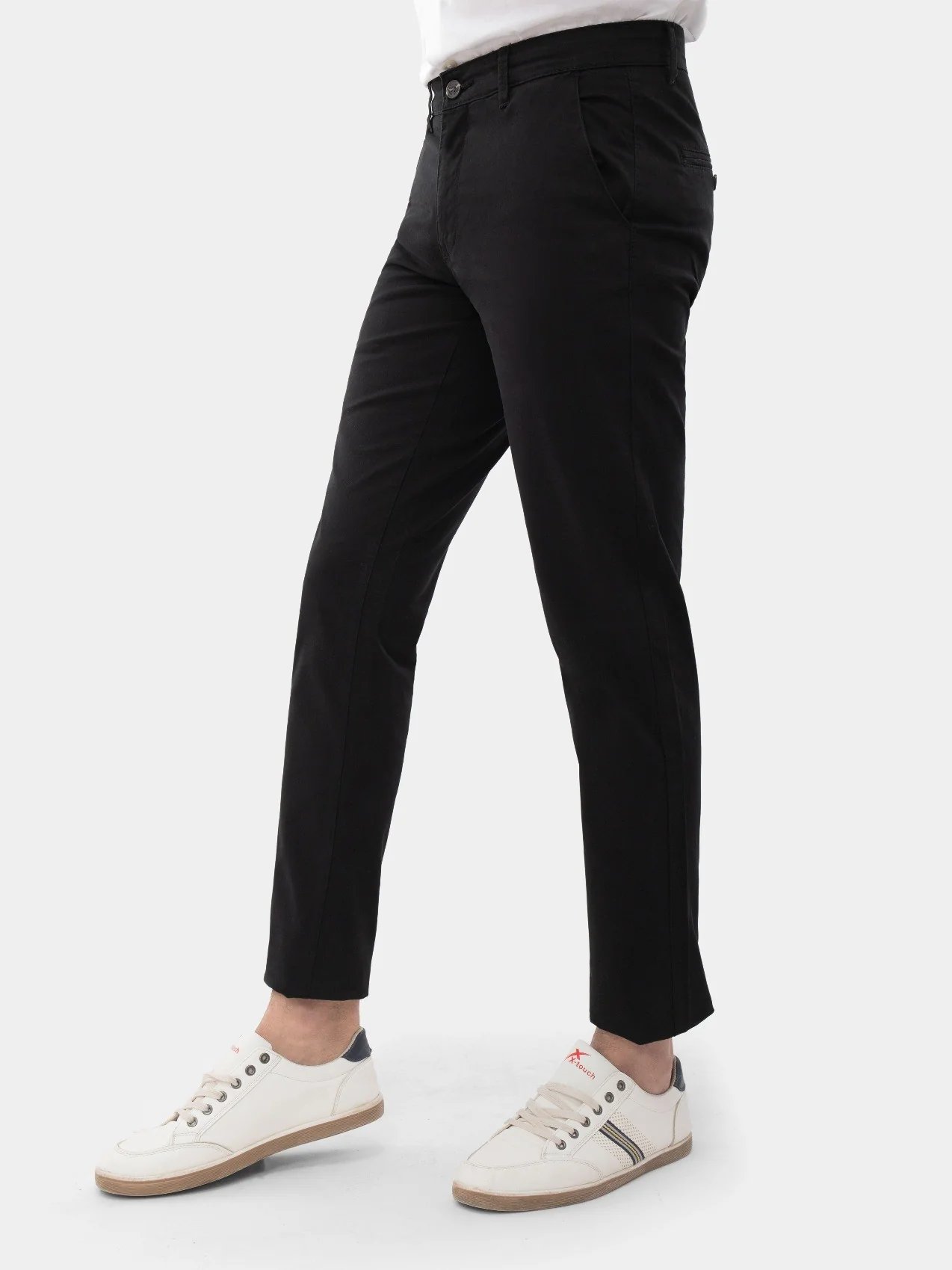 Men's Black Chino Pant - EMBCP21-017 - Image 2