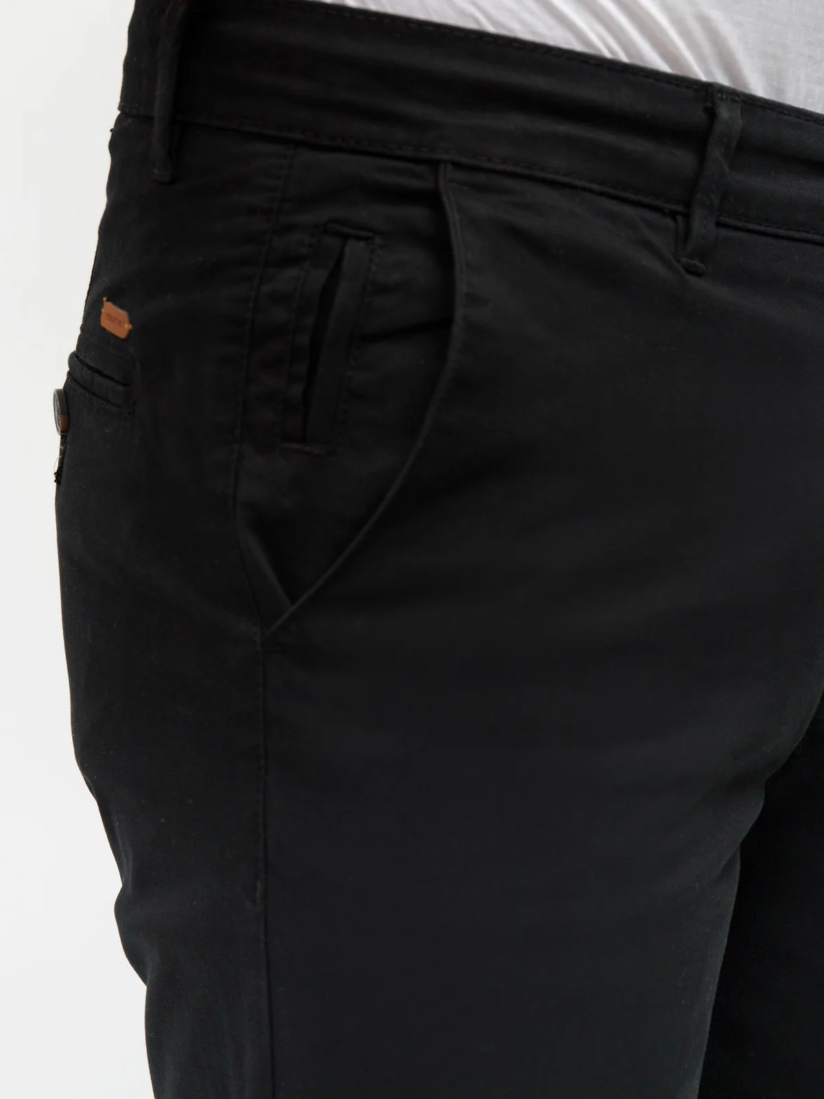 Men's Black Chino Pant - EMBCP21-017 - Image 7