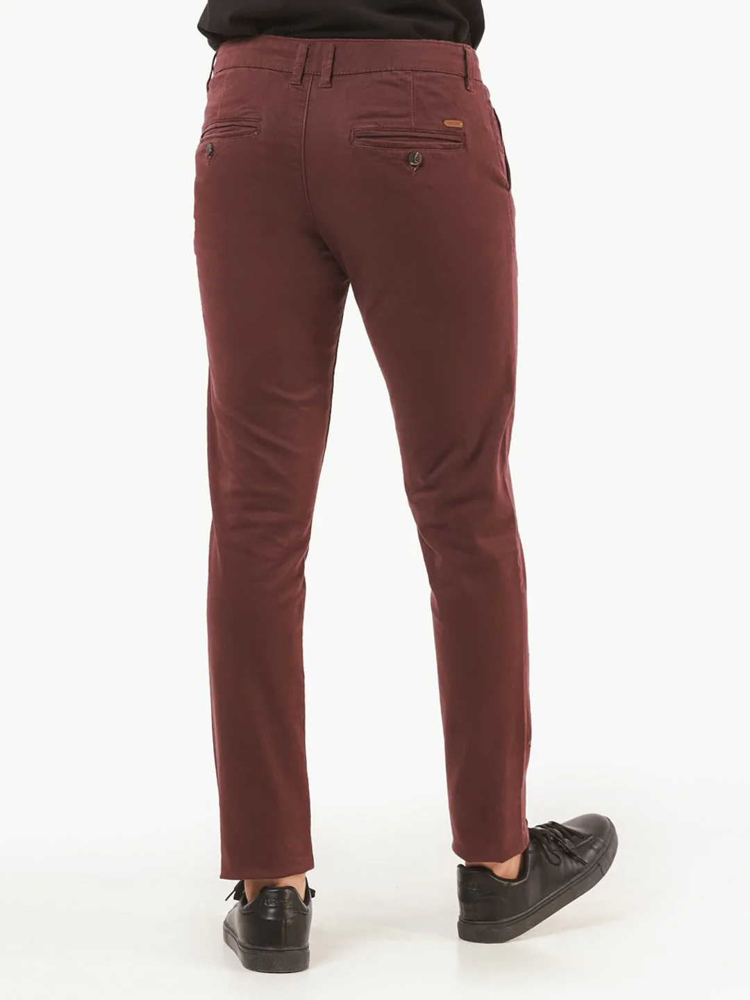 Men's Maroon Chino Pant - EMBCP22-004 - Image 5
