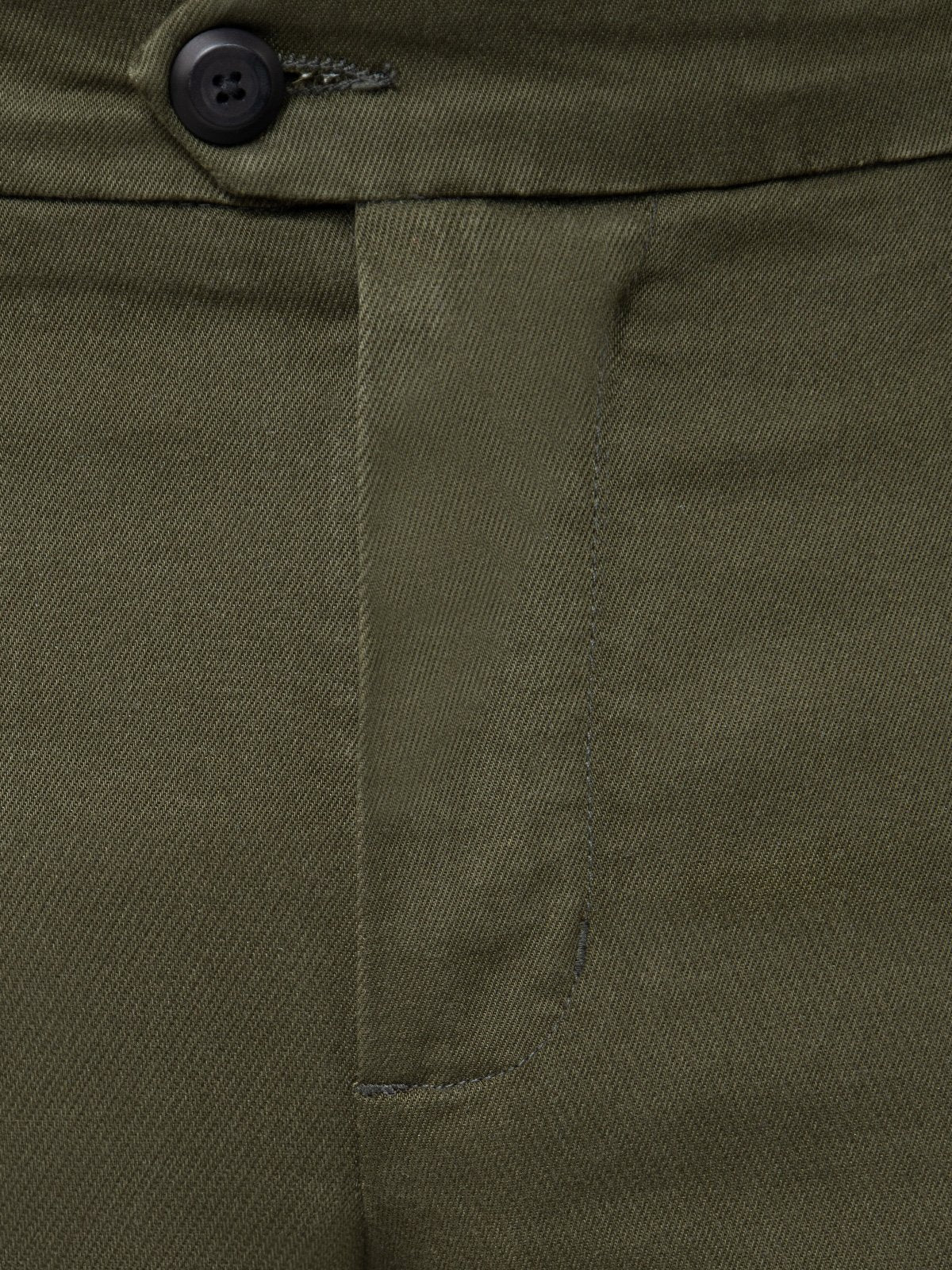 Men's Army Green Chino Pant - EMBCP22-005 - Image 3