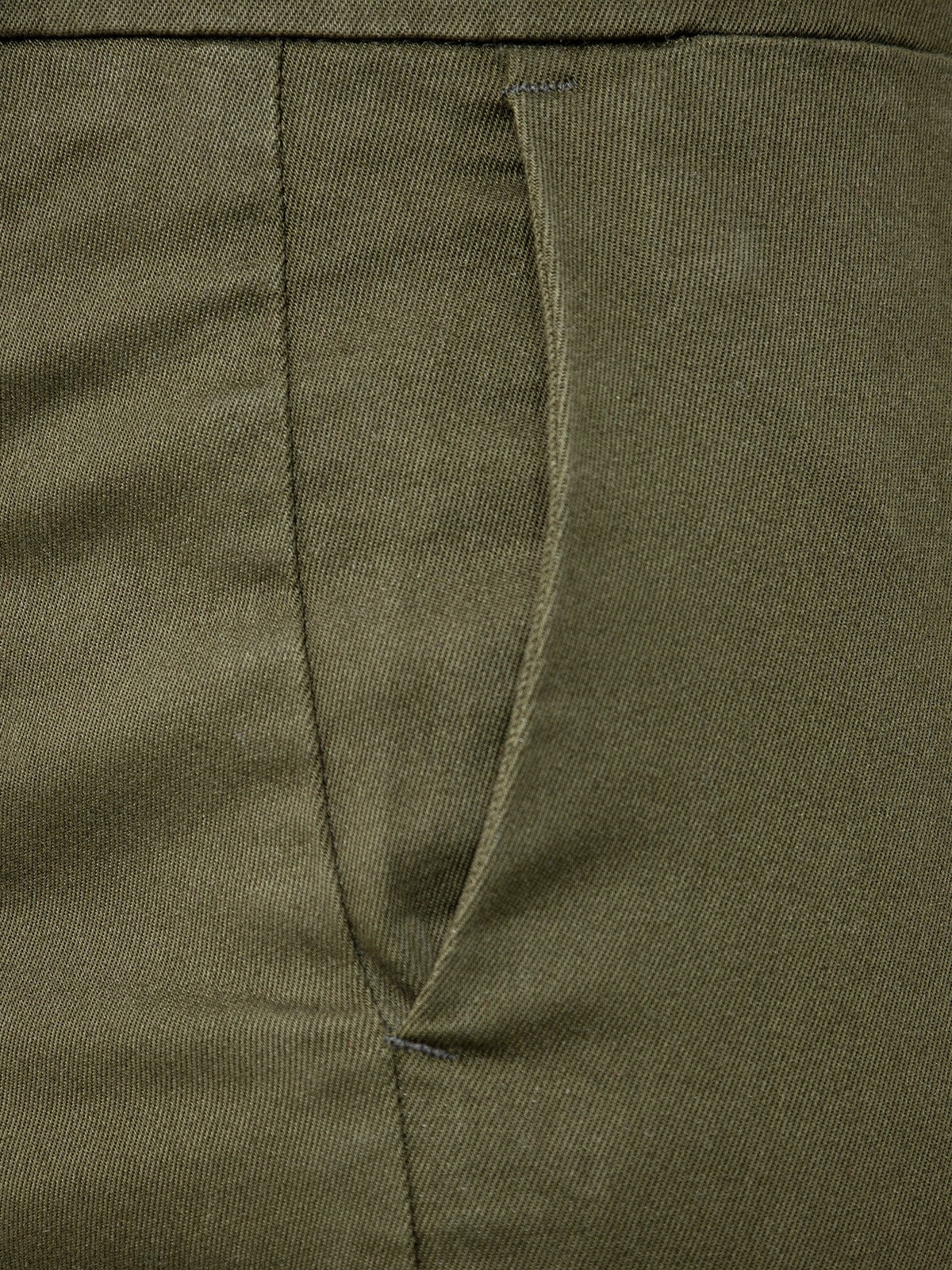 Men's Army Green Chino Pant - EMBCP22-005 - Image 4