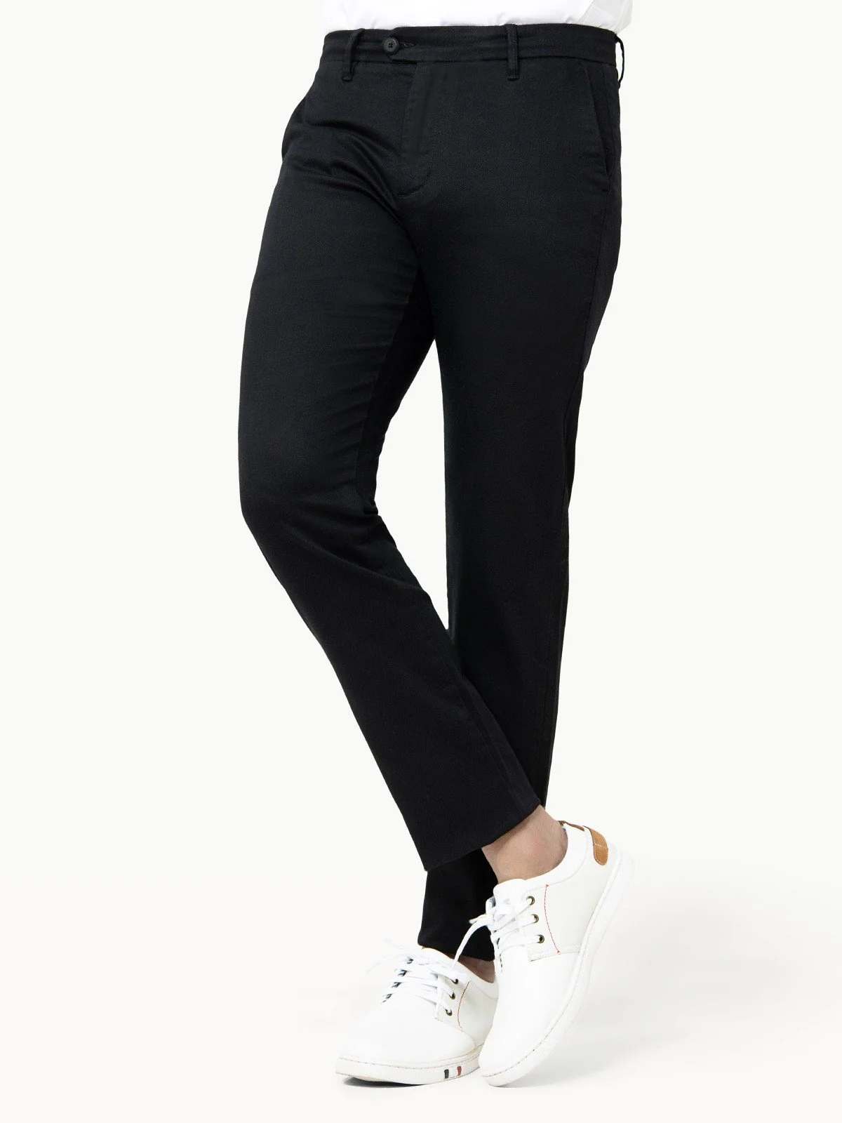 Men's Black Chino Pant - EMBCP22-007