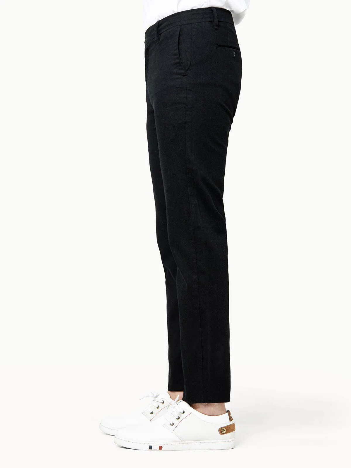 Men's Black Chino Pant - EMBCP22-007 - Image 2