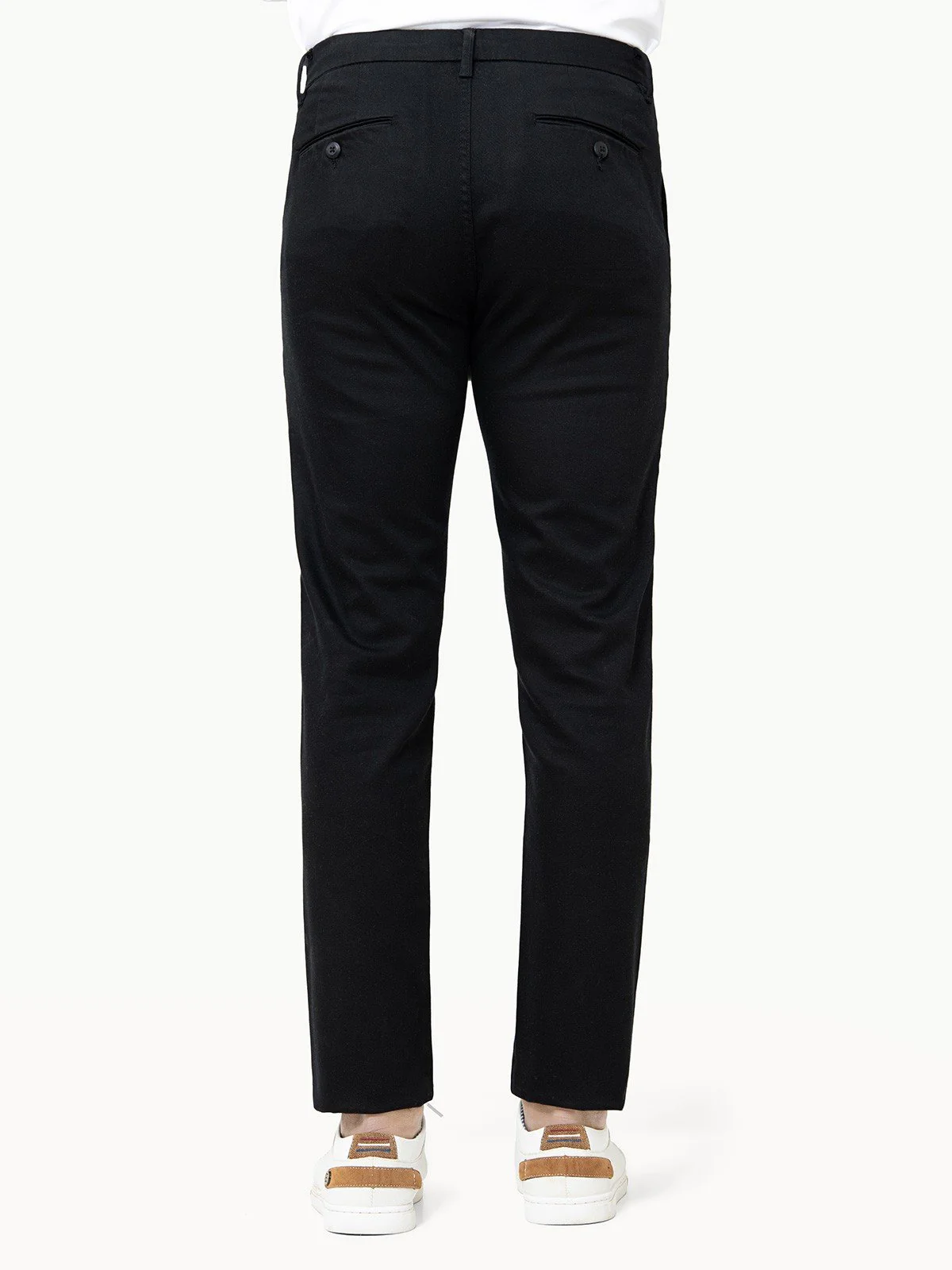 Men's Black Chino Pant - EMBCP22-007 - Image 6