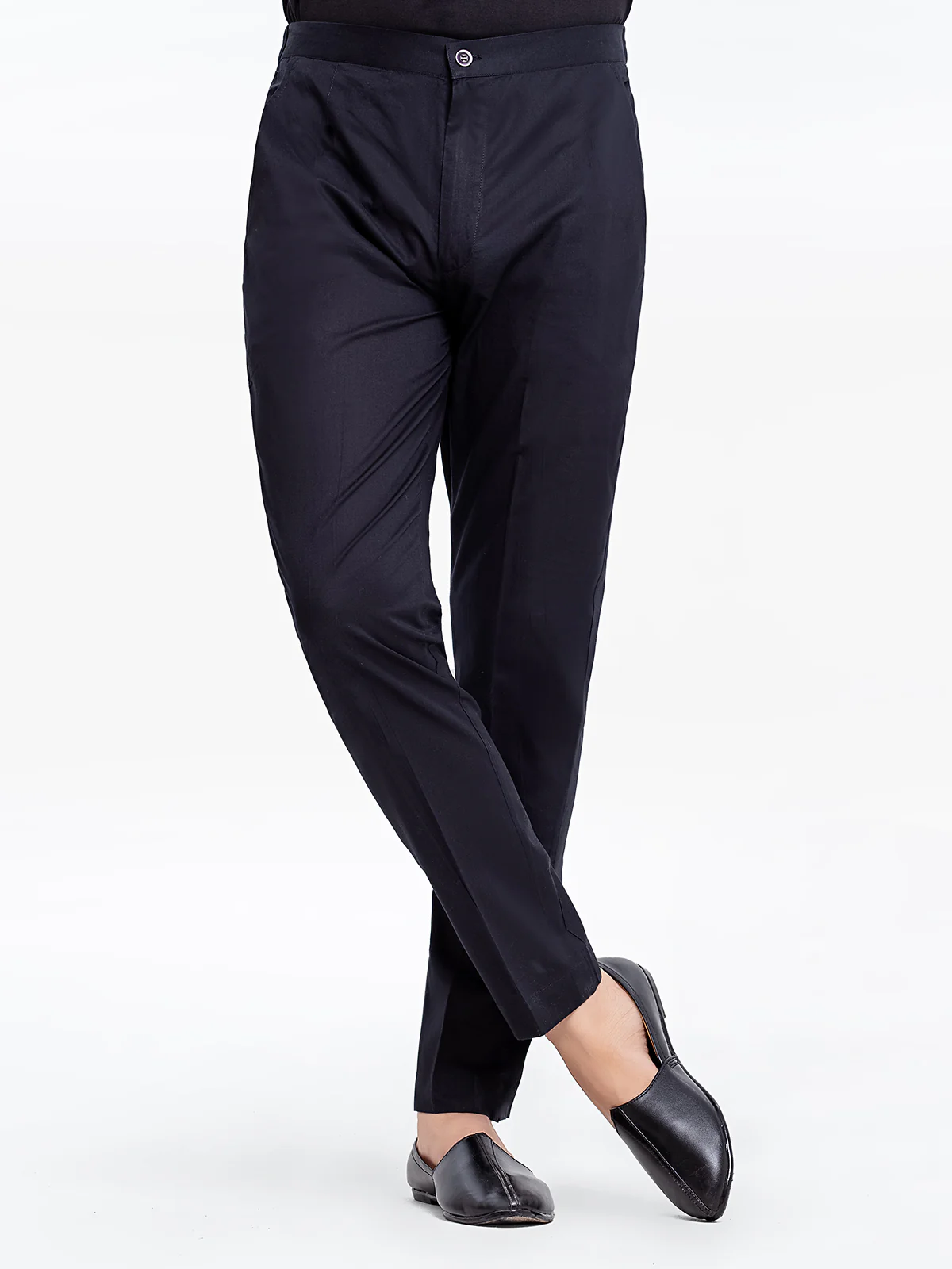 Men's Black Pant Style Pajama - EMBP18-9912 - Image 2