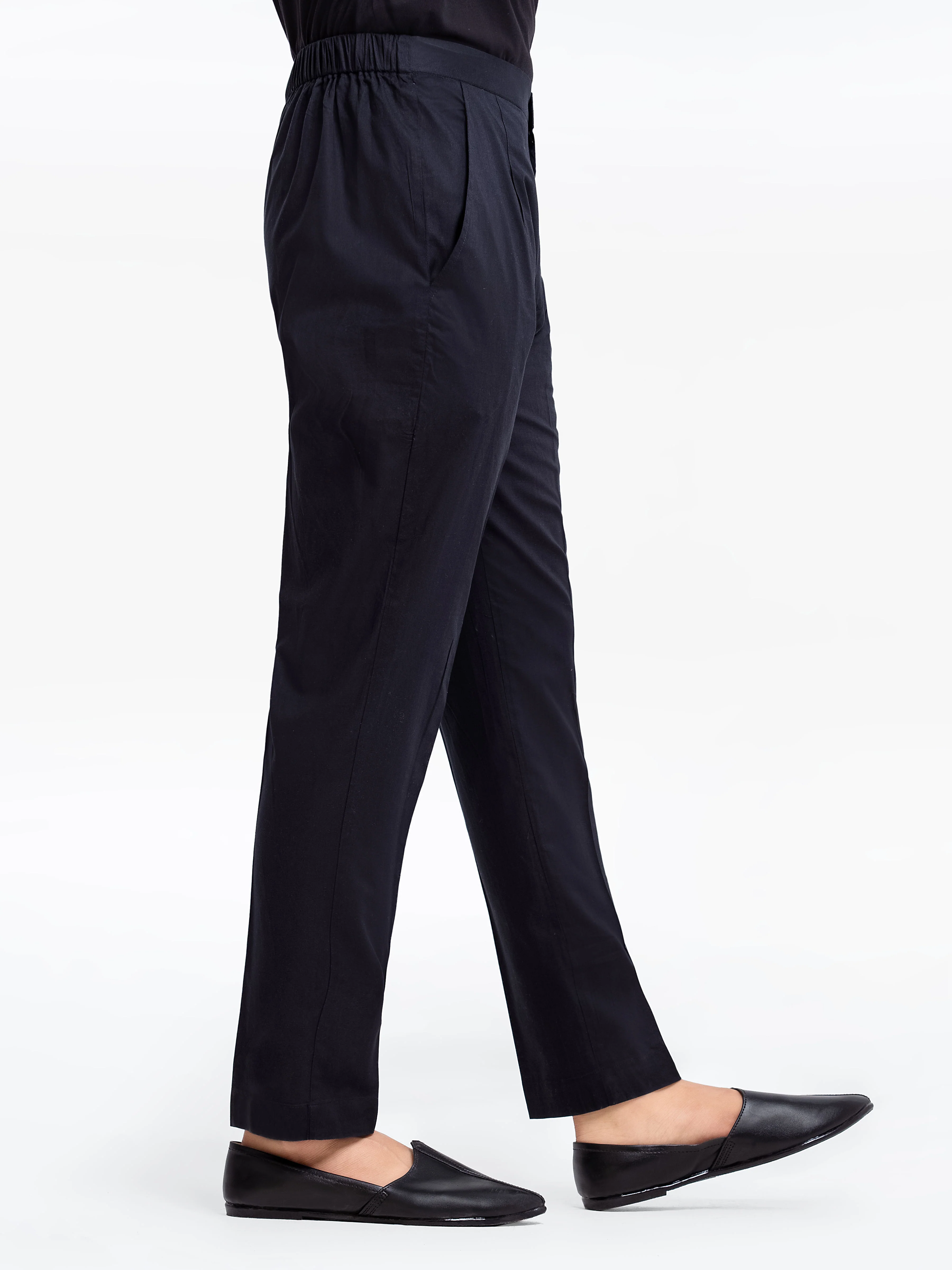 Men's Black Pant Style Pajama - EMBP18-9912 - Image 3