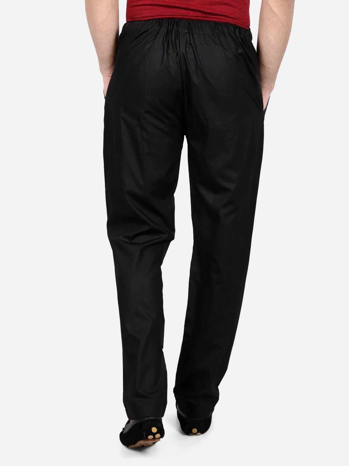 Men's Black Pant Style Pajama - EMBP19-9916 - Image 2