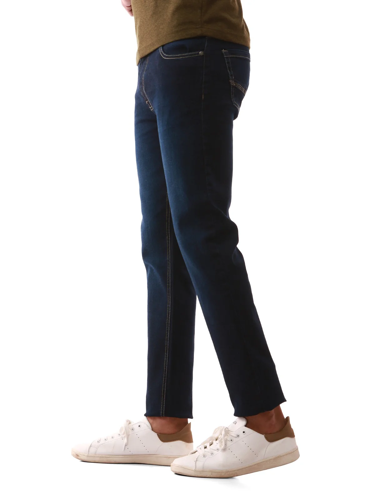 Men's Indigo Blue Jeans - EMBPD19-003 - Image 2