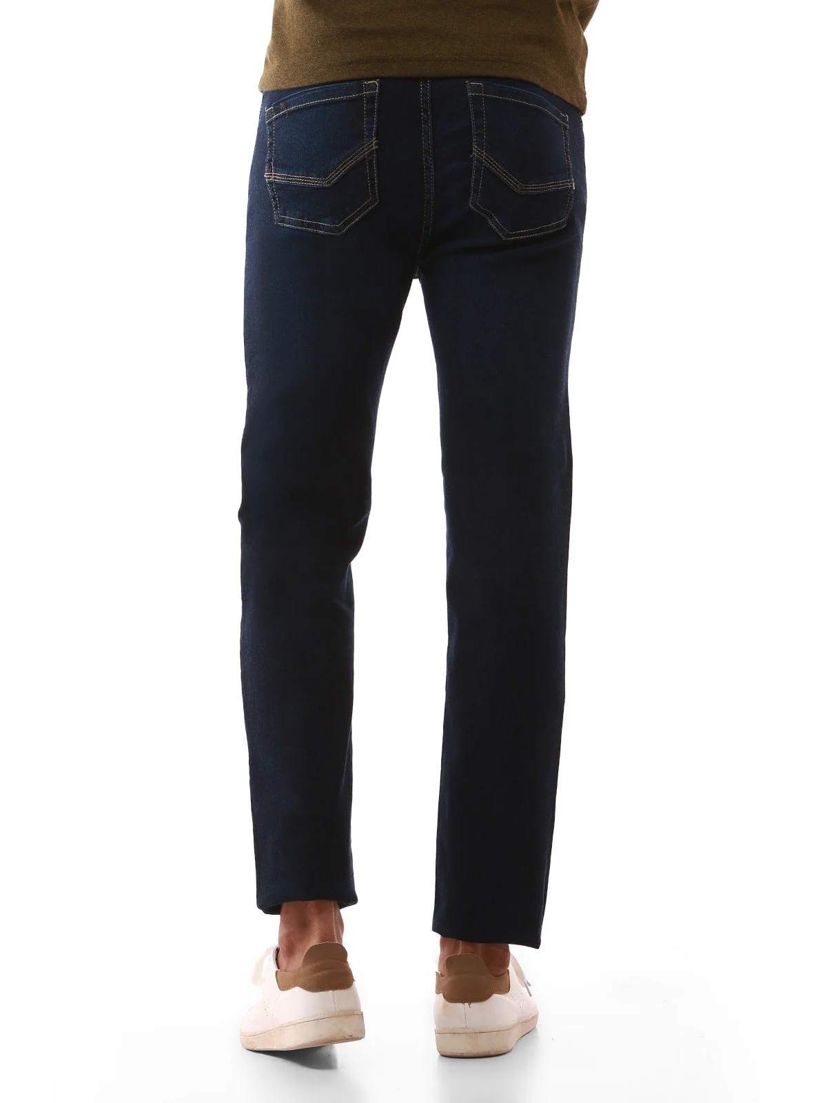 Men's Indigo Blue Jeans - EMBPD19-003 - Image 3