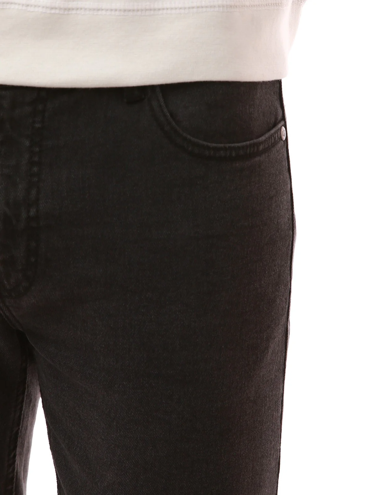 Men's Dark Grey Jeans - EMBPD19-004 - Image 4