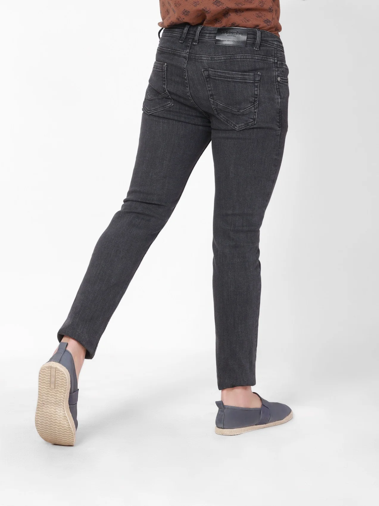 Men's Charcoal Jeans - EMBPD21-003 - Image 2