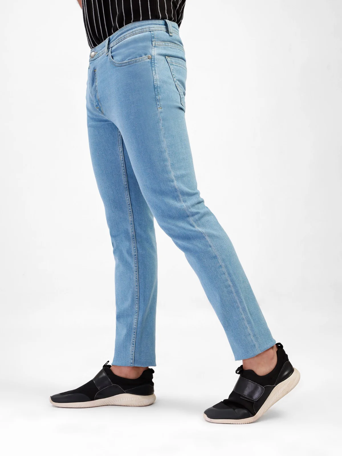 Men's Light Blue Jeans Pant - EMBPD21-004 - Image 3