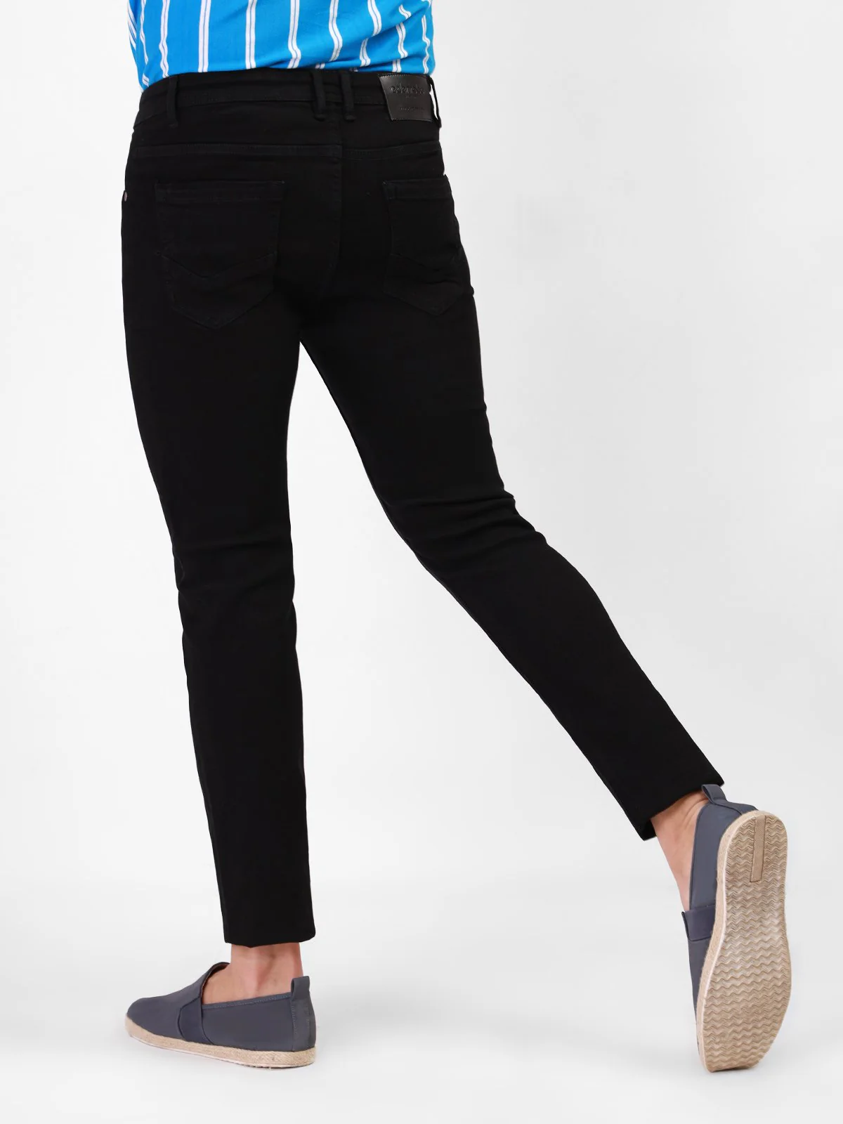 Men's Black Jeans - EMBPD21-006 - Image 2