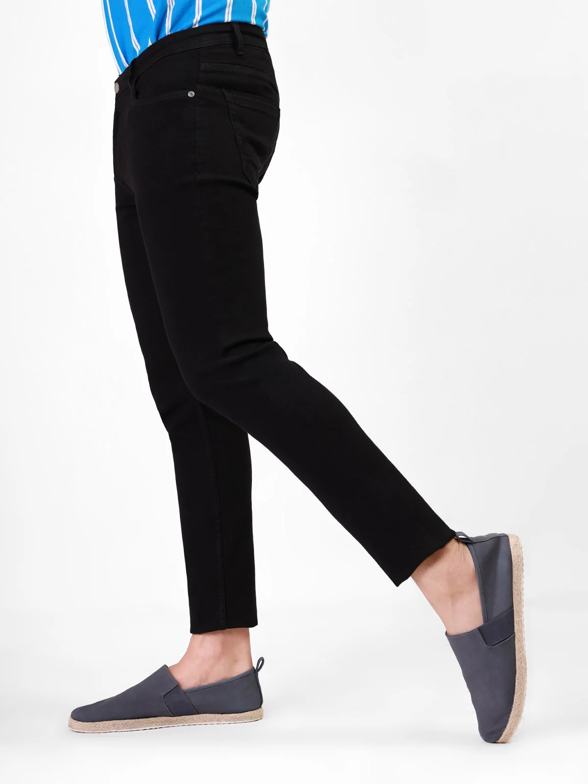 Men's Black Jeans - EMBPD21-006 - Image 3