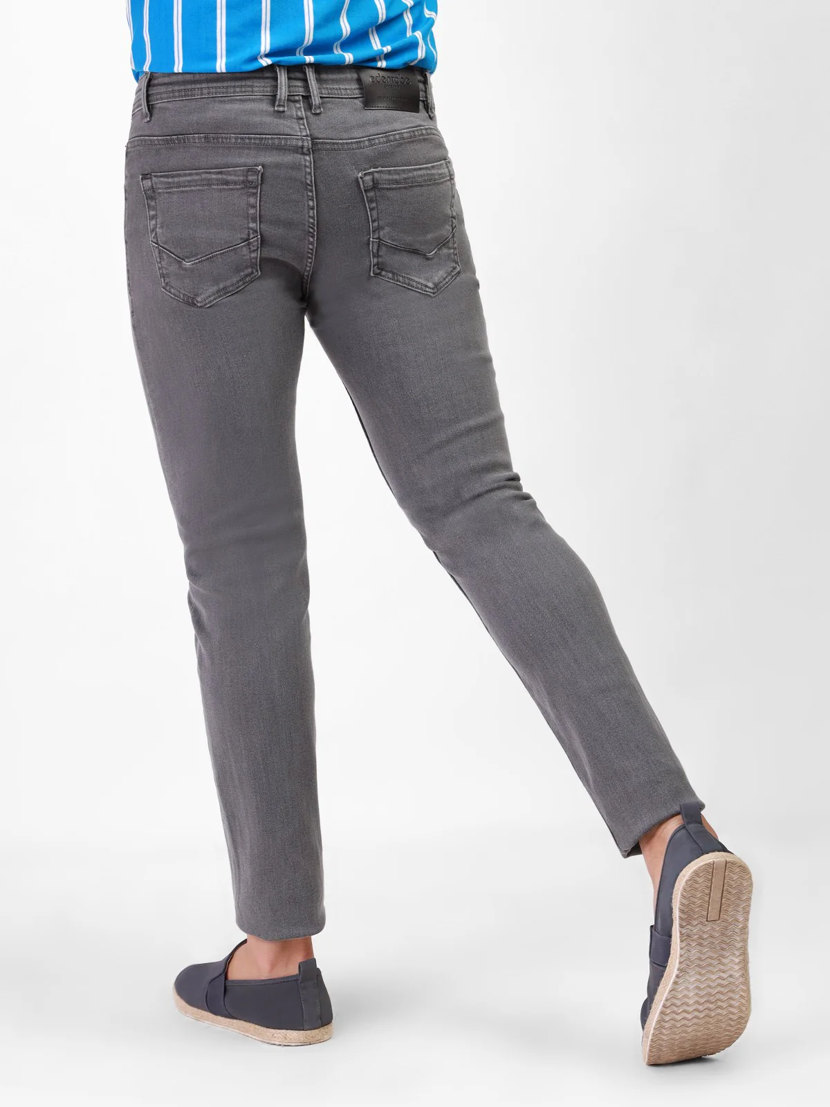 Men's Grey Jeans - EMBPD21-007 - Image 2