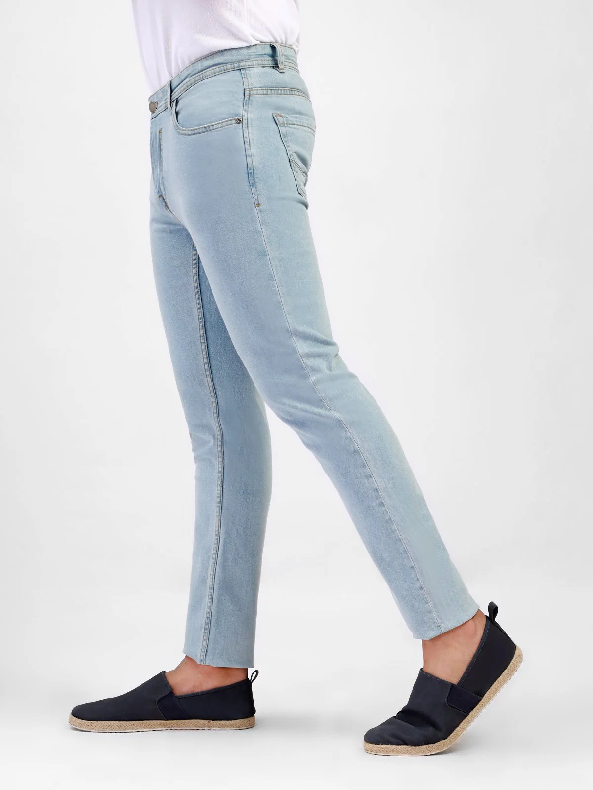 Men's Light Blue Jeans - EMBPD21-008 - Image 2