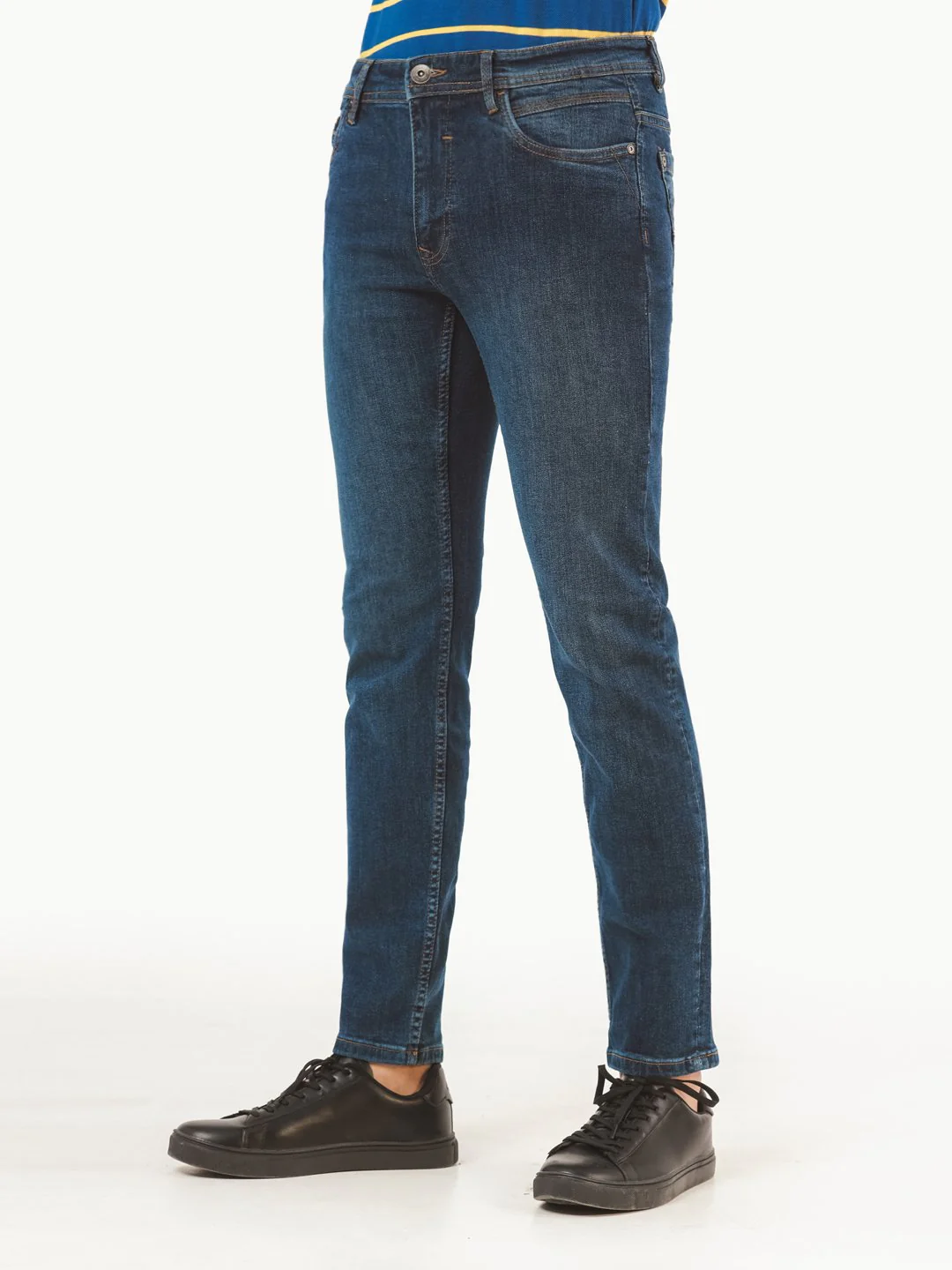Men's Mid Blue Jeans - EMBPD22-002 - Image 2