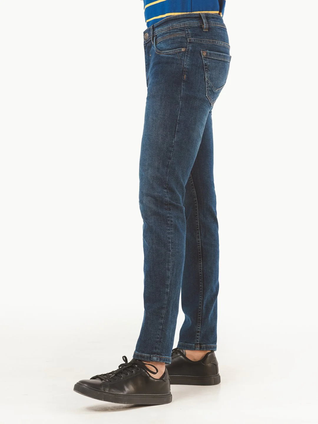 Men's Mid Blue Jeans - EMBPD22-002 - Image 3