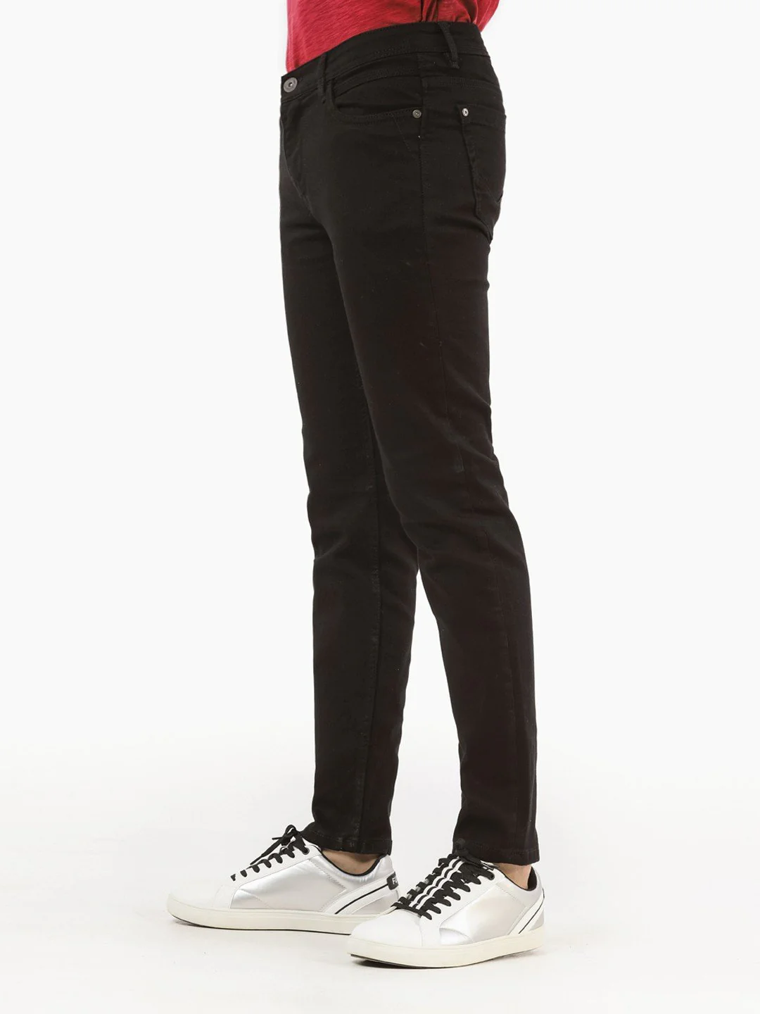 Men's Black Jeans Pant - EMBPD22-007 - Image 2
