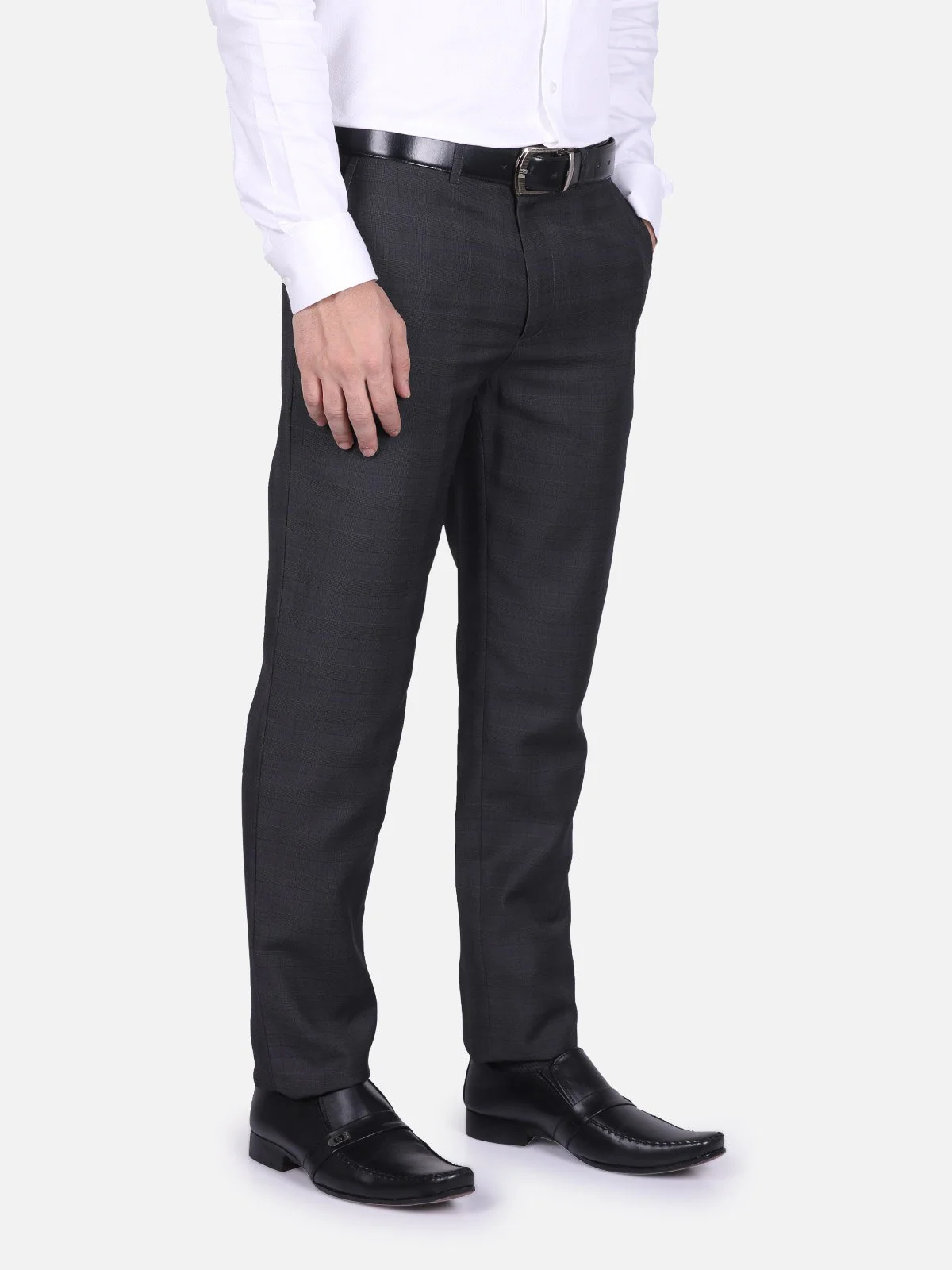 Men's Dark Grey Pant - EMBPF17-15200 - Image 2