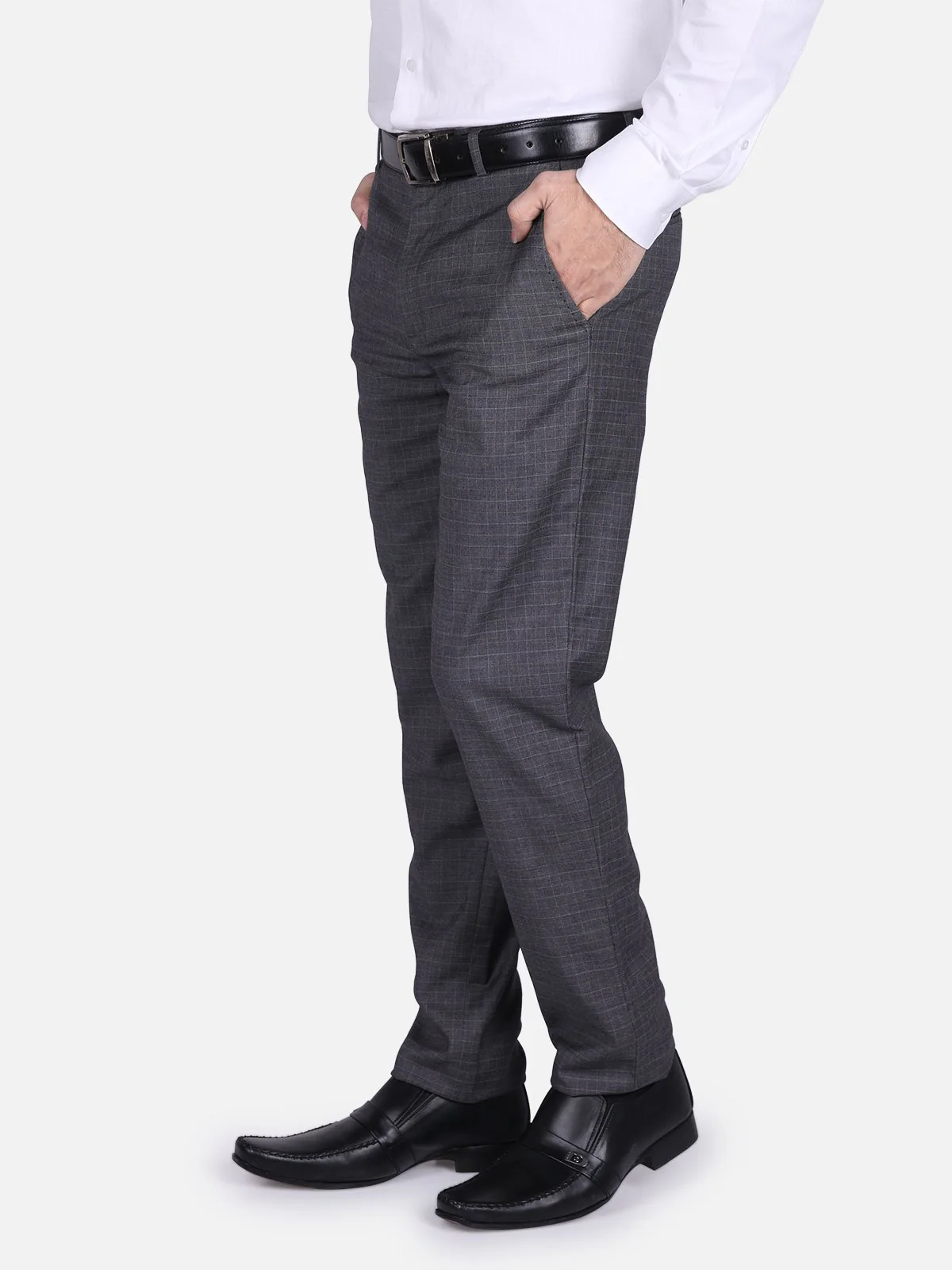 Men's Grey Pant - EMBPF18-15204 - Image 2