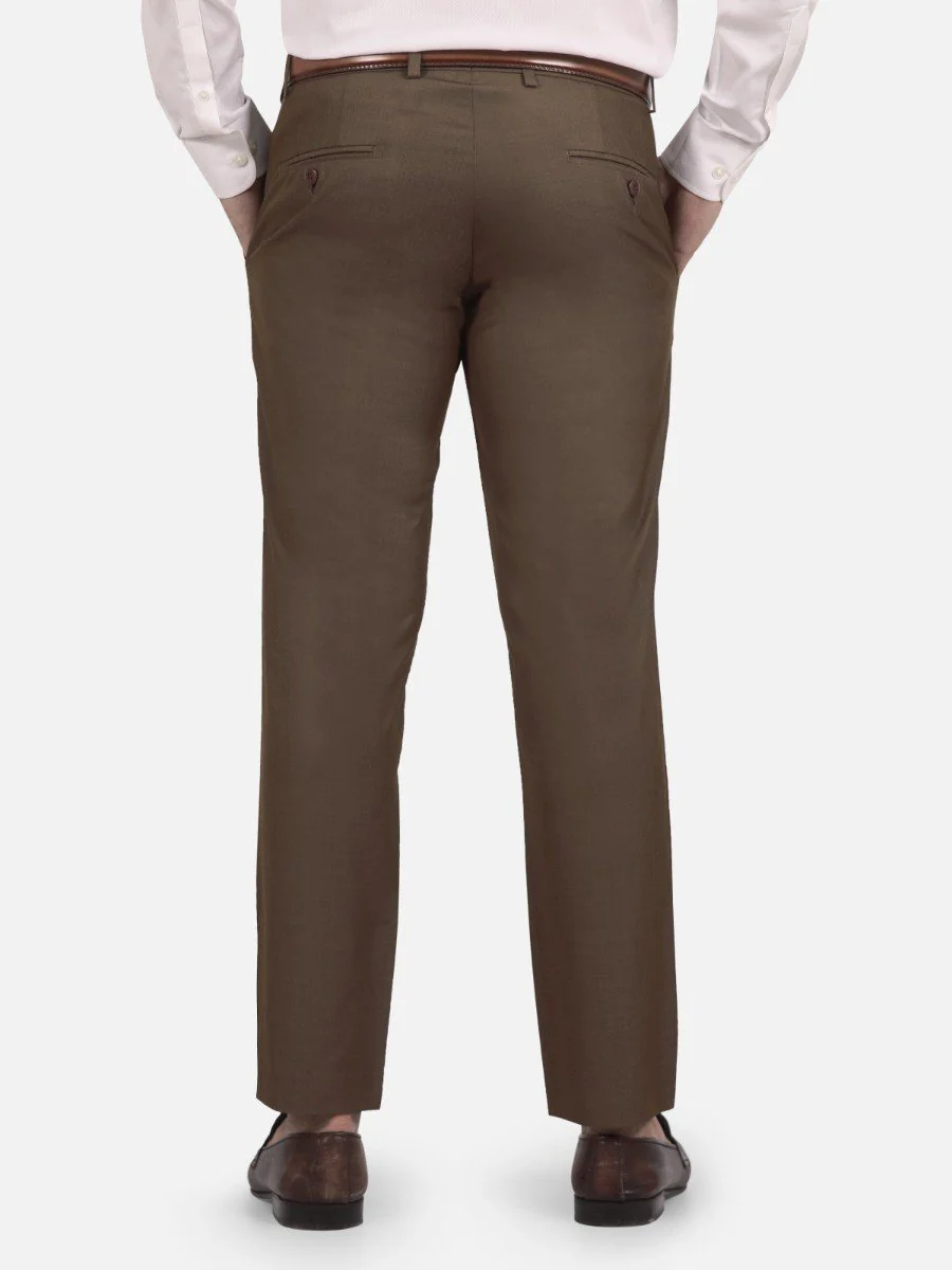 Men's Dead Brown Pant - EMBPF19-014 - Image 2