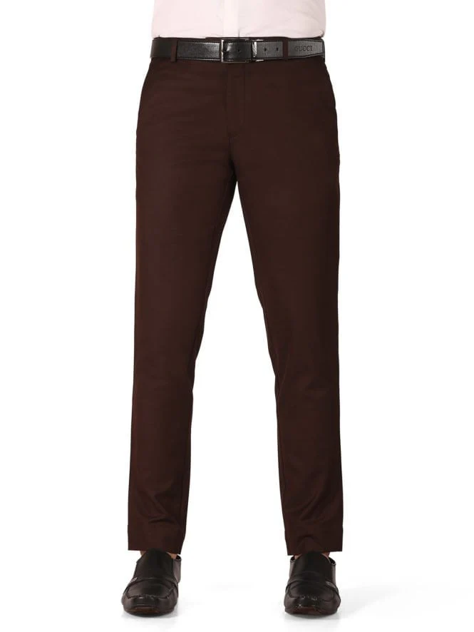 Men's Deep Brown Pant - EMBPF19-015