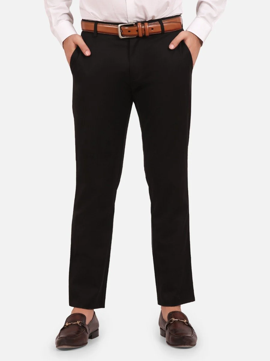 Men's Black Pant - EMBPF19-020