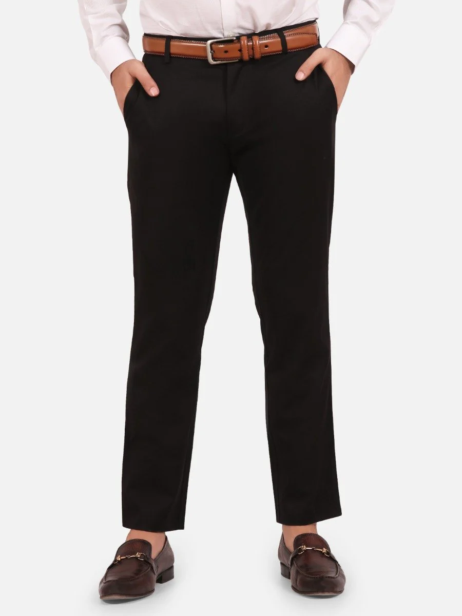 Men's Black Pant - EMBPF19-026