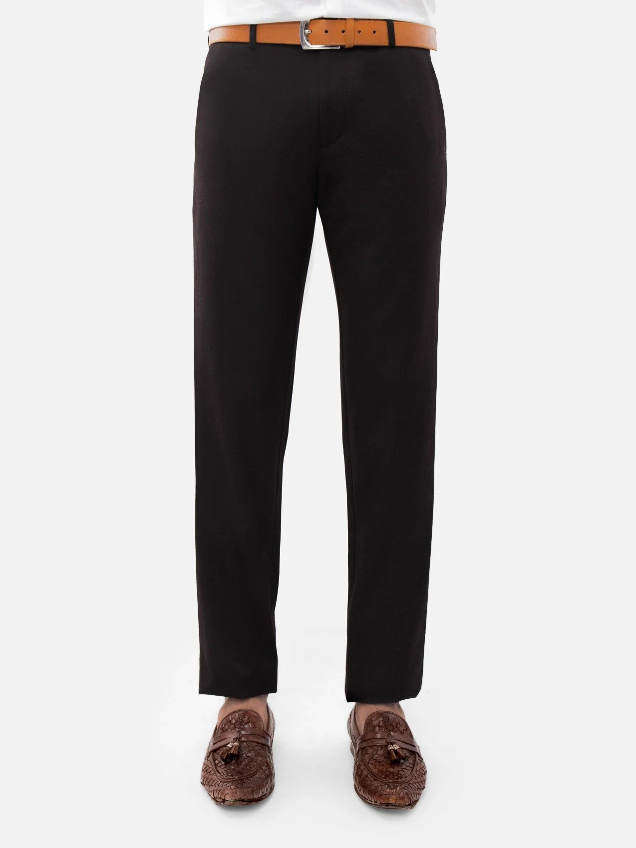 Men's Black Suit Pant - EMBPF20-021